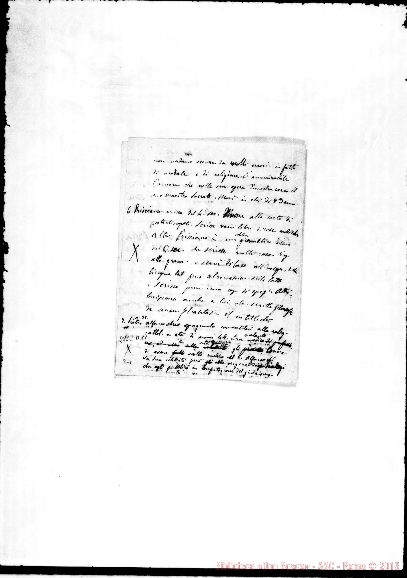 Fotogramma D 11 — Indice alfabetico delle note sugli autori