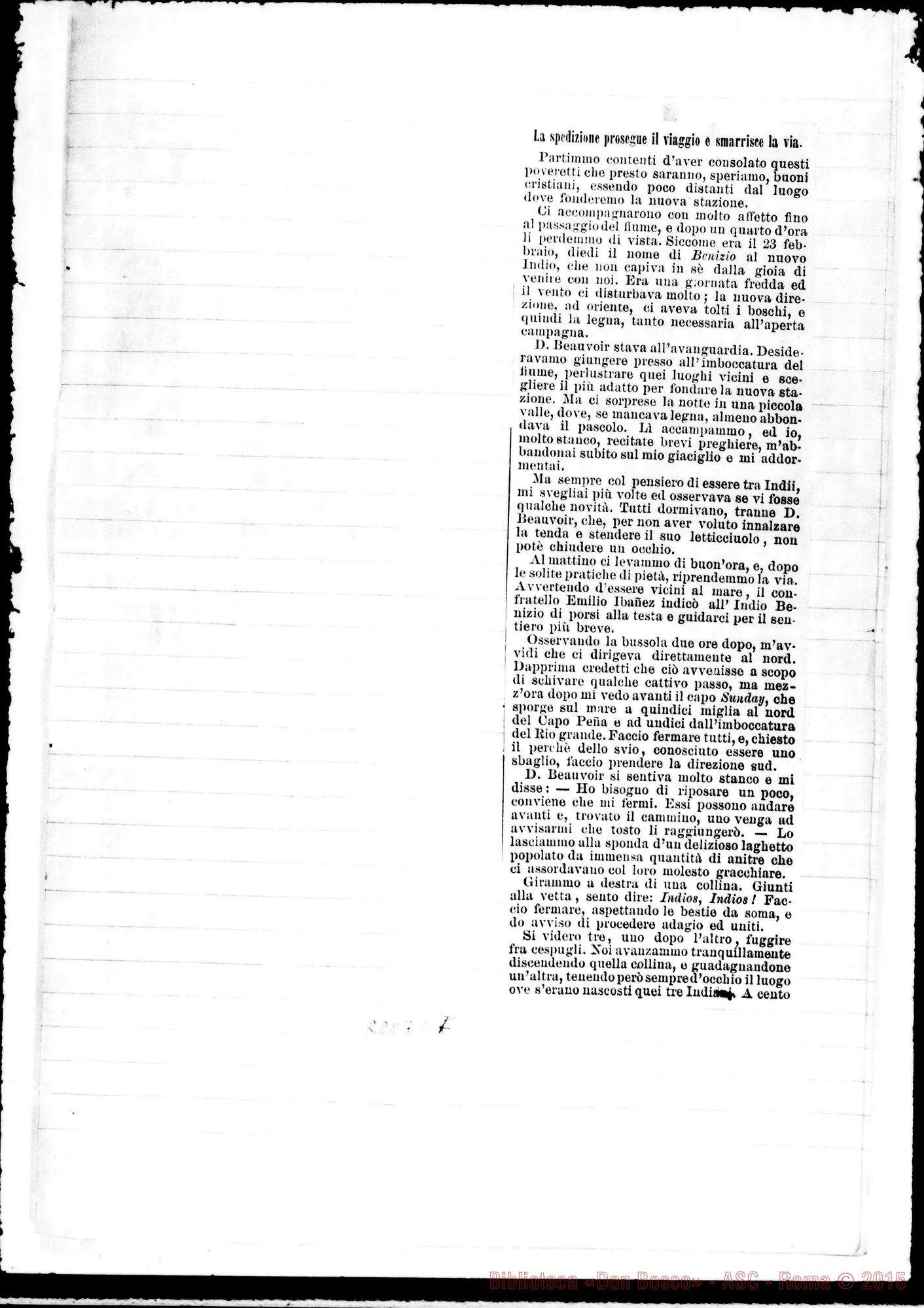 Fotogramma C 7 — Lettera di Fagnano A D. Rua, corretta da D. Rua E da pubblicare