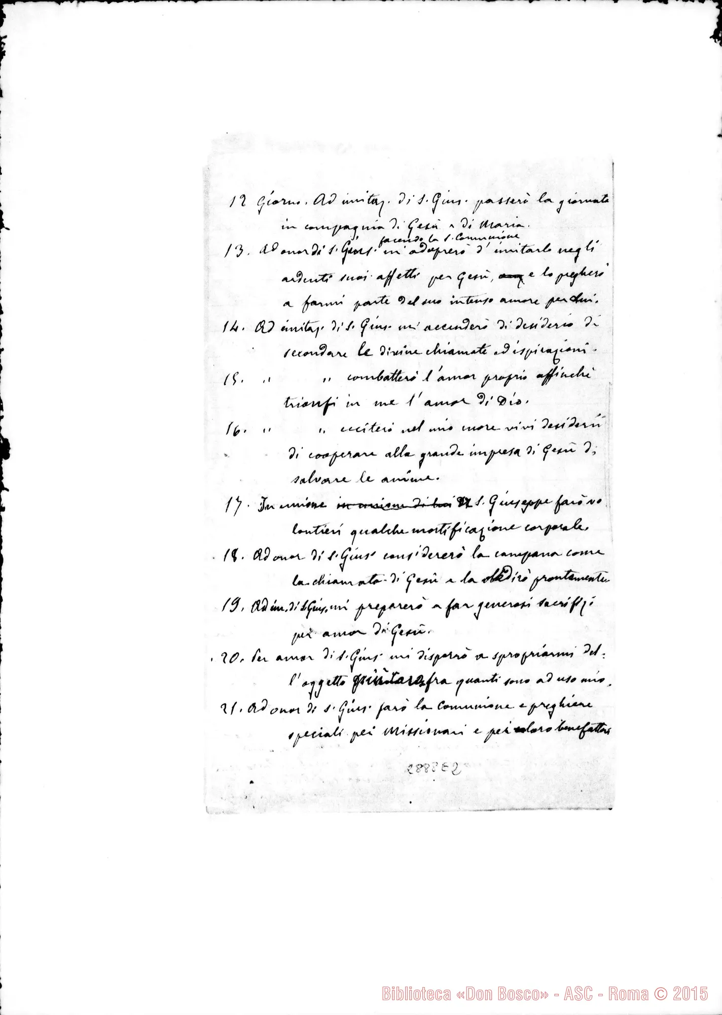 Fotogramma E 2 — Fioretti in onore di S. Giuseppe