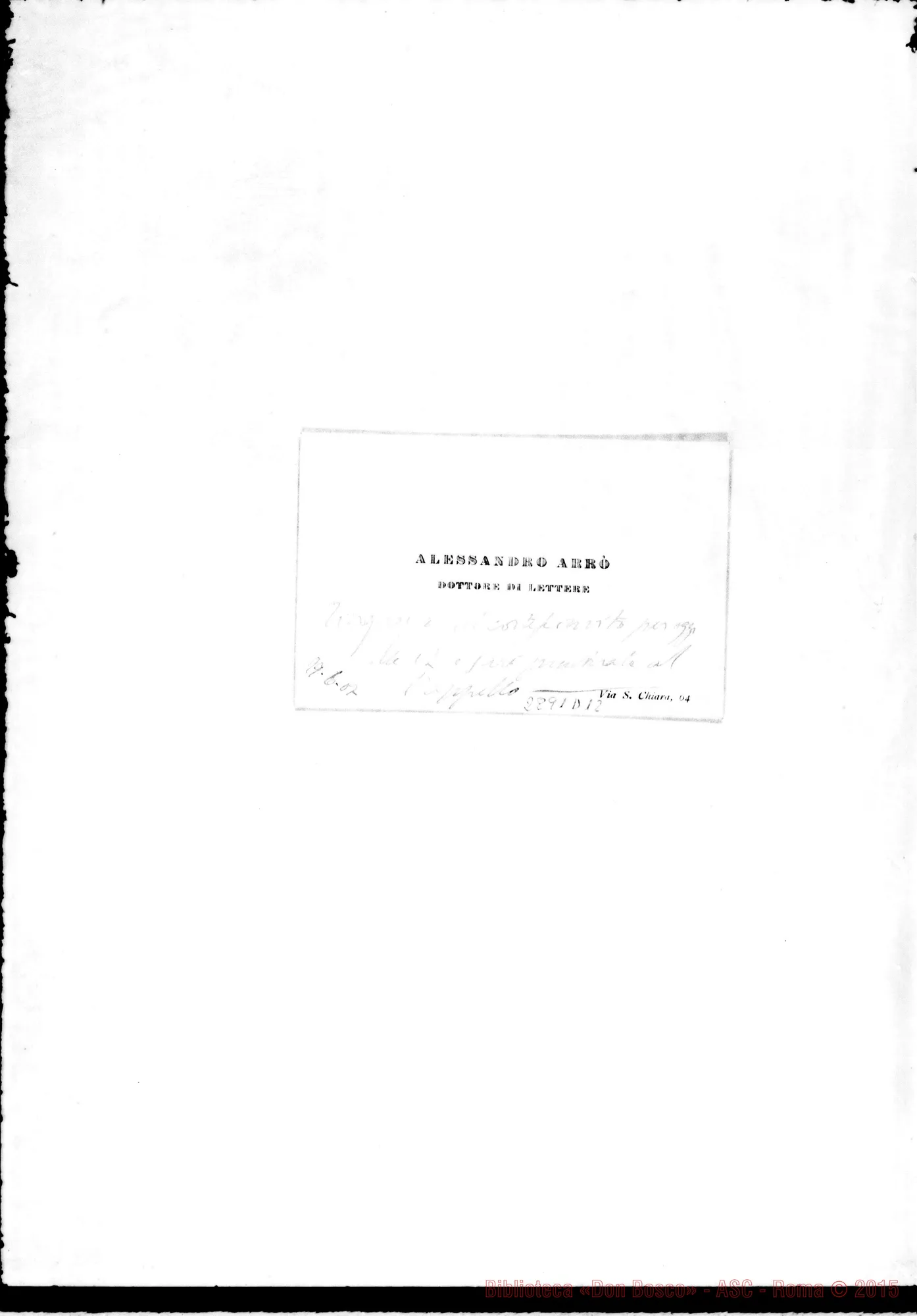 Fotogramma D 12 — Risposte all’invito
