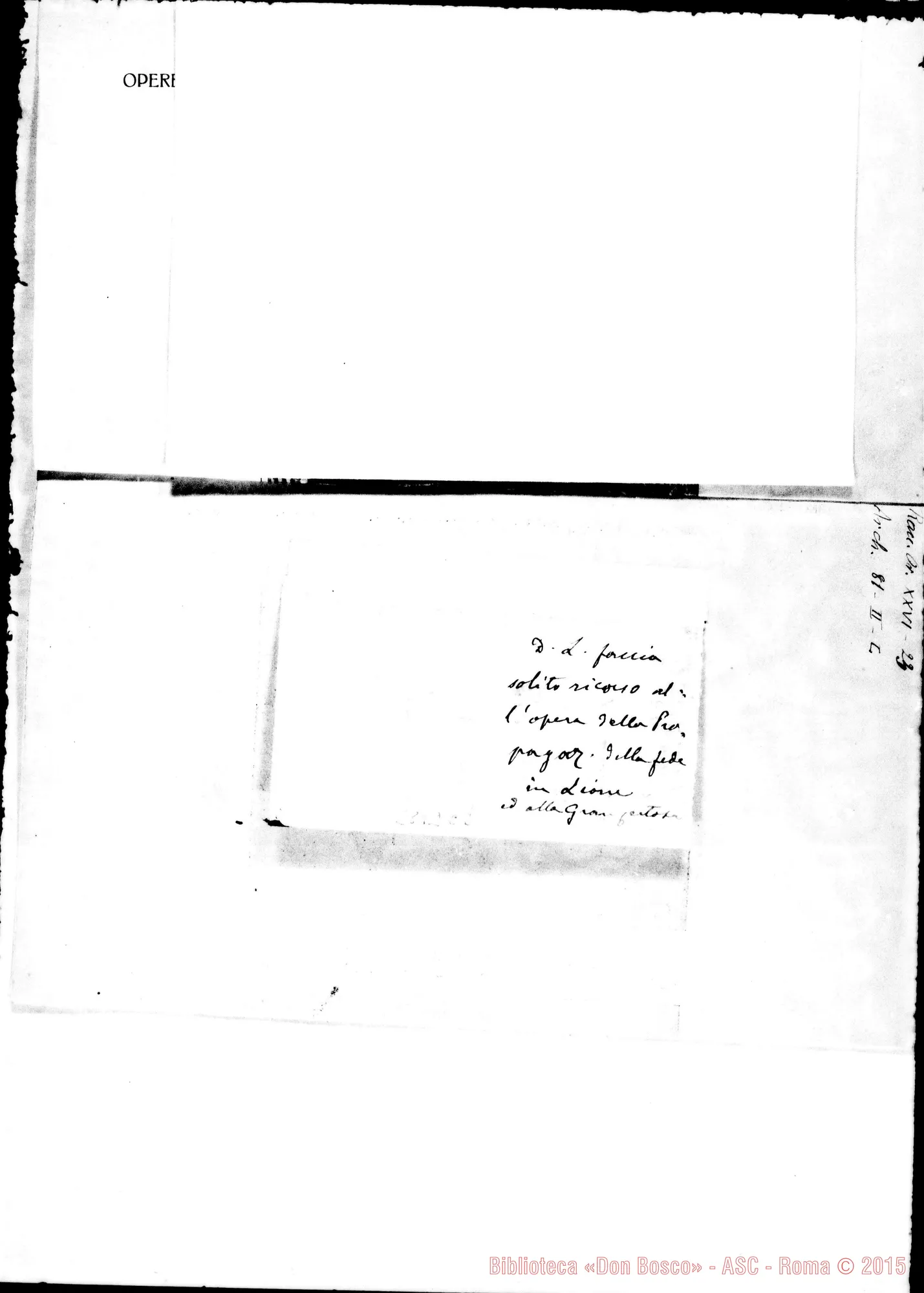 Fotogramma C 2 — Note A D. Lemoyne