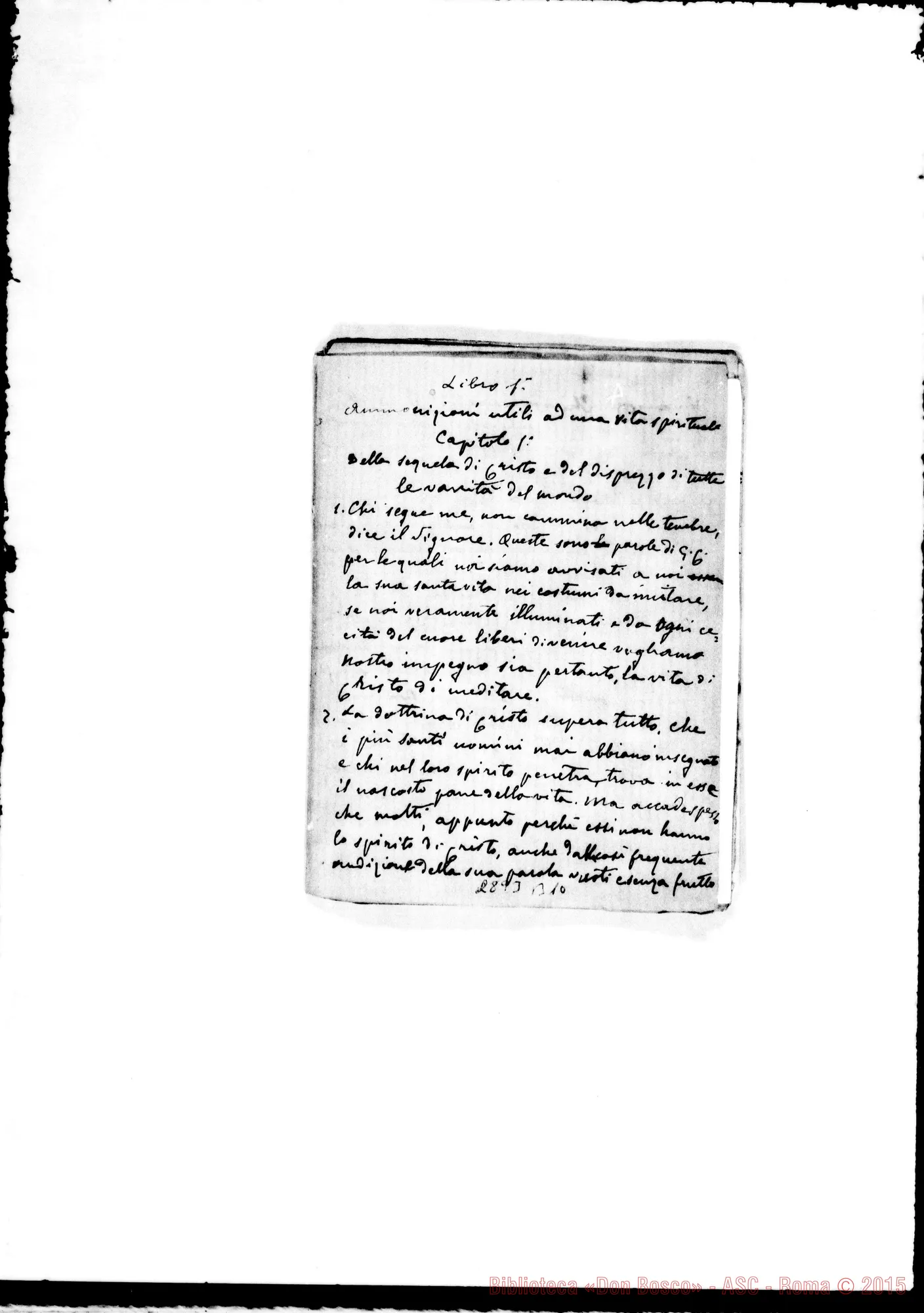 Fotogramma B 10 — Ammonizioni utili ad una vita spirituale