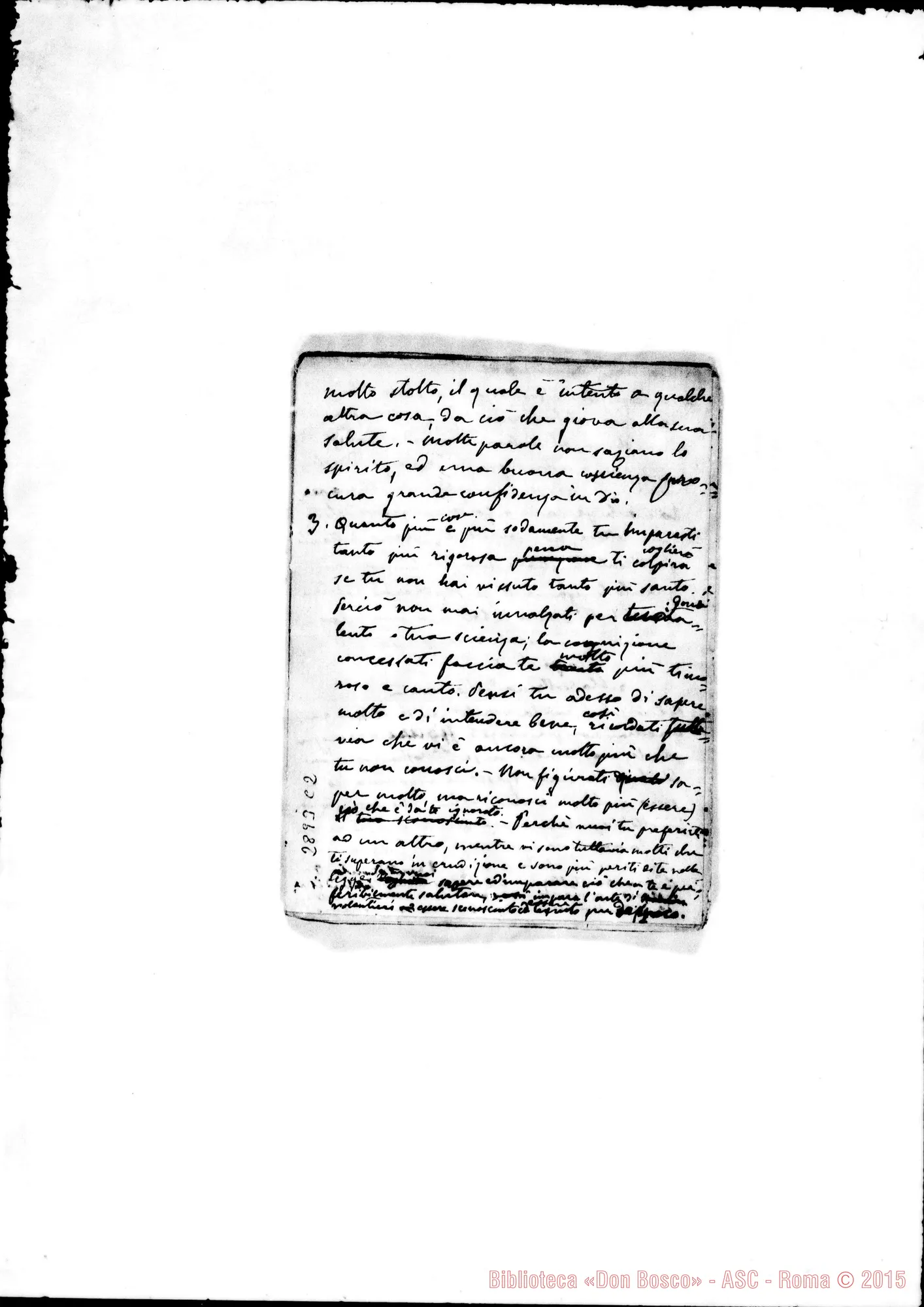 Fotogramma C 2 — Ammonizioni utili ad una vita spirituale