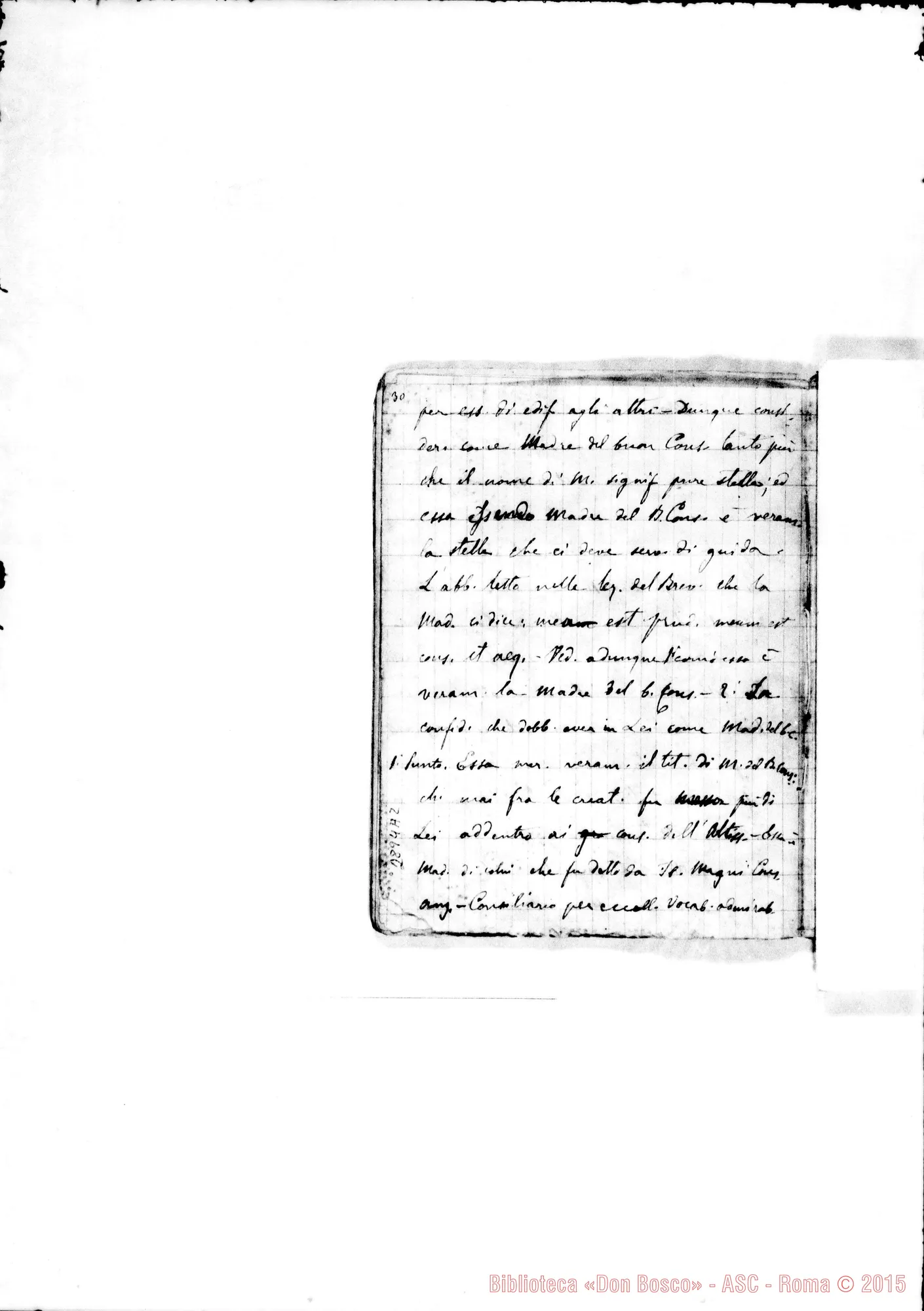 Fotogramma A 2 — Maria Santissima