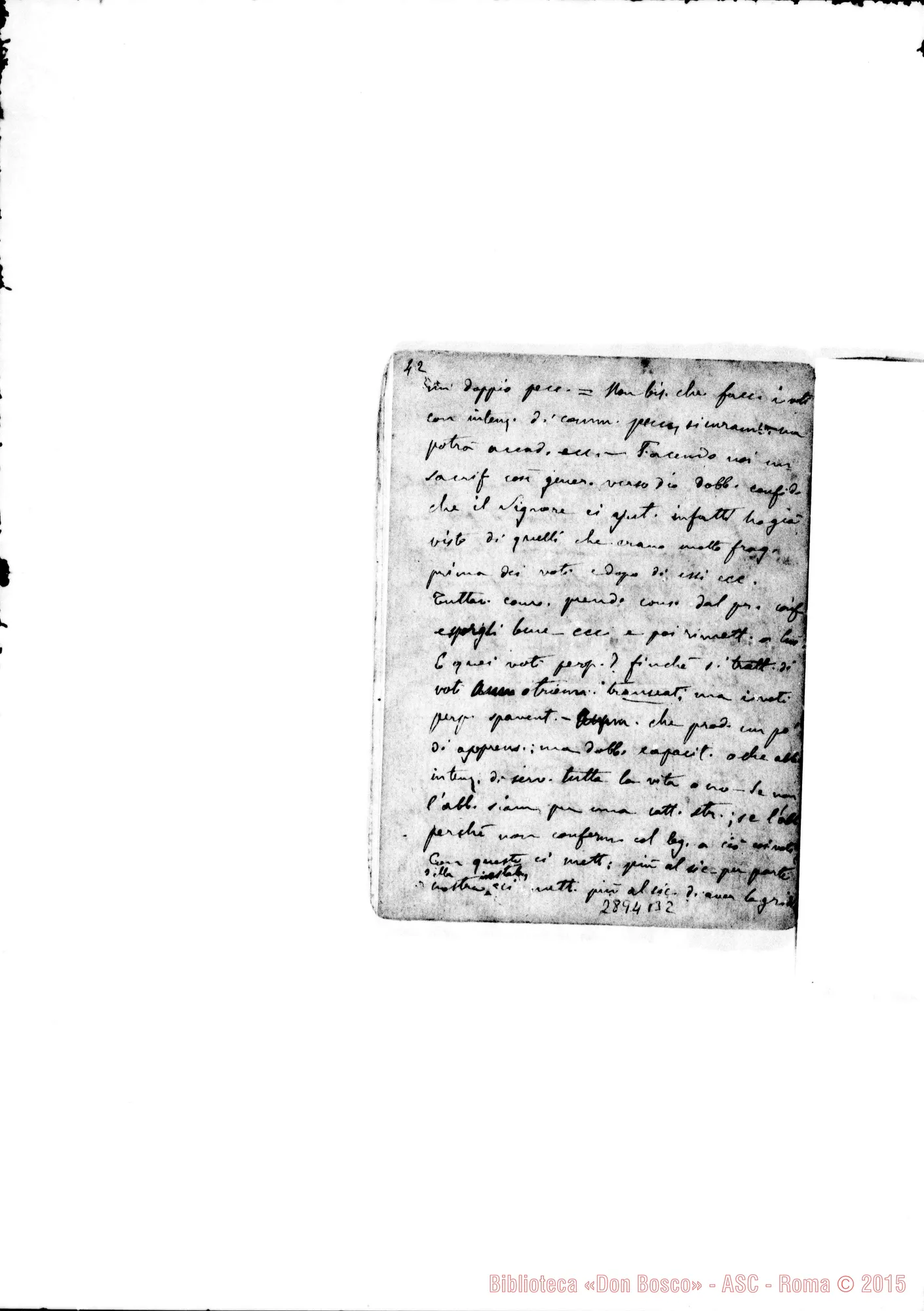 Fotogramma B 2 — Felicità della vita religiosa