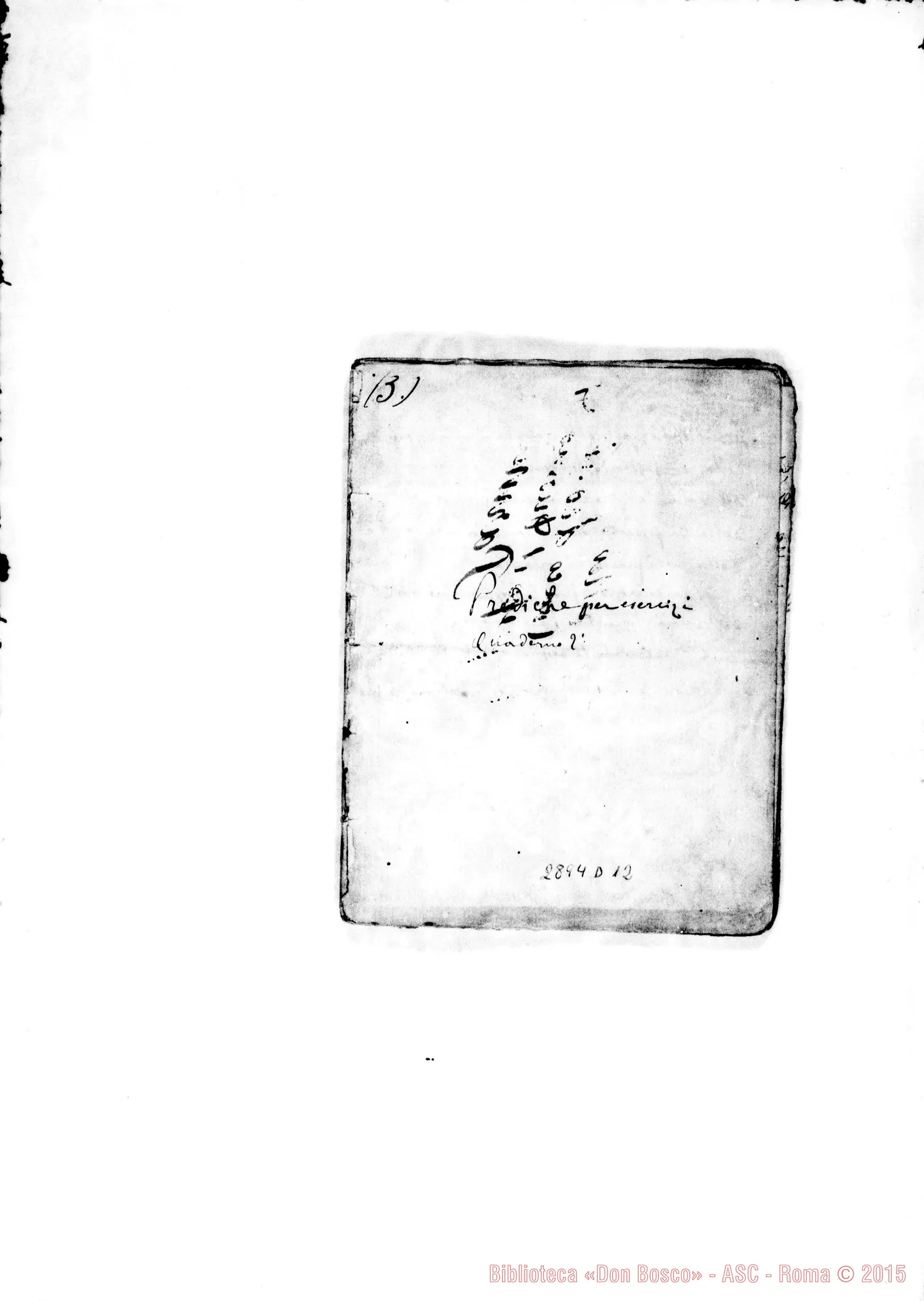 Fotogramma D 12 — Prediche per Esercizi: Quaderno secondo: Della salvezza dell’anima
