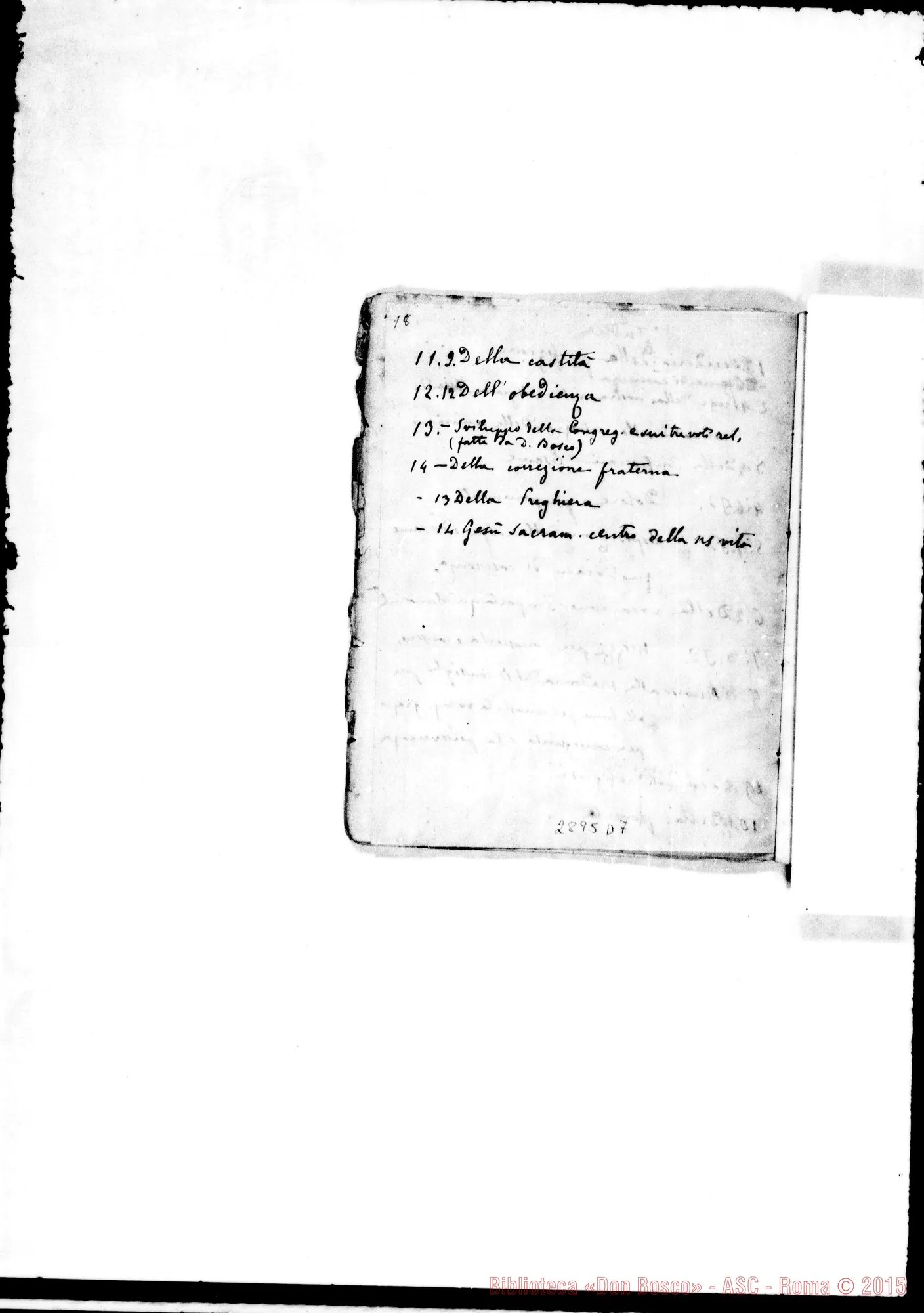 Fotogramma D 7 — Prediche per Esercizi: Quaderno terzo: Il Sacro Cuore di Gesù