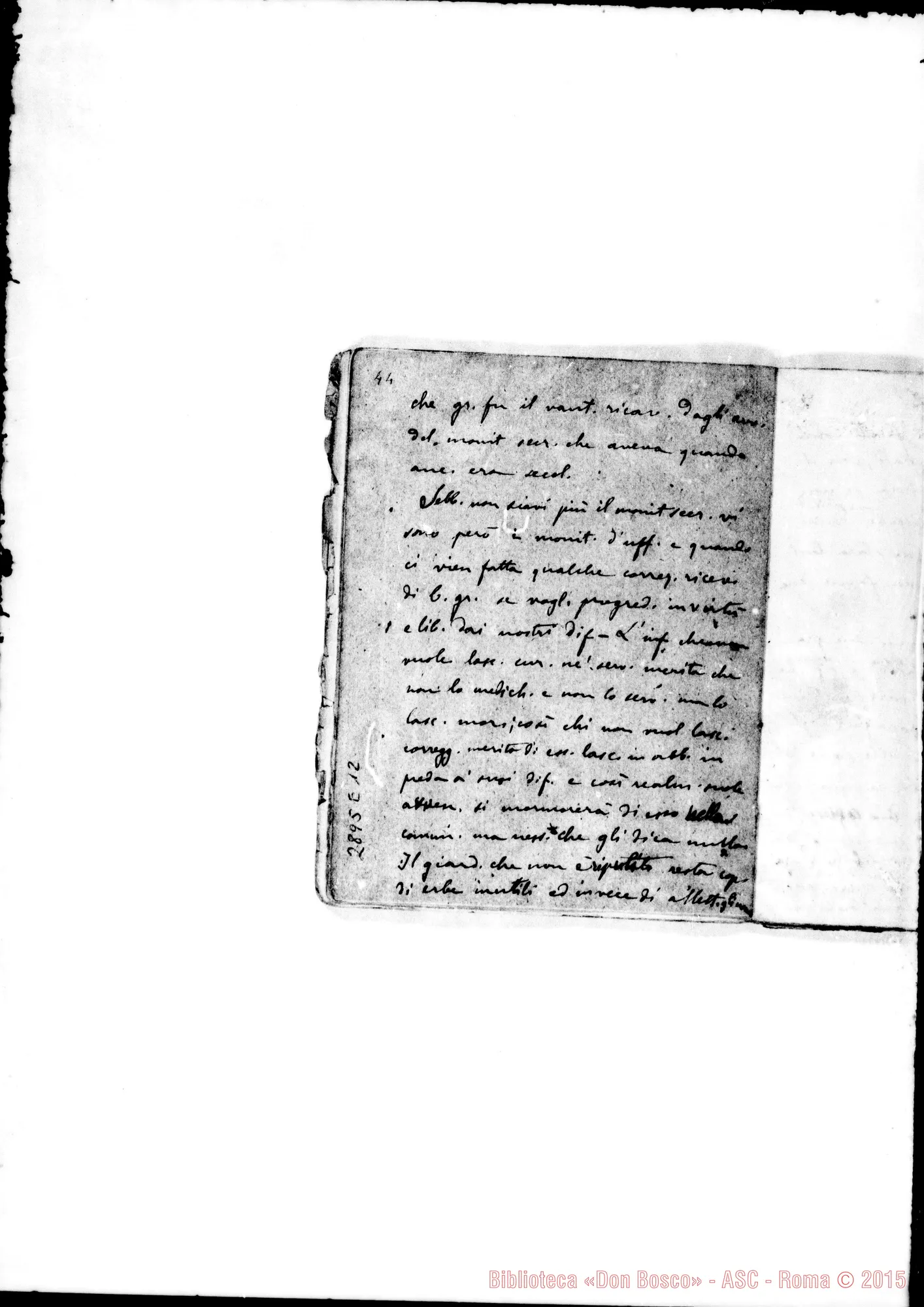 Fotogramma E 12 — Della correzione fraterna