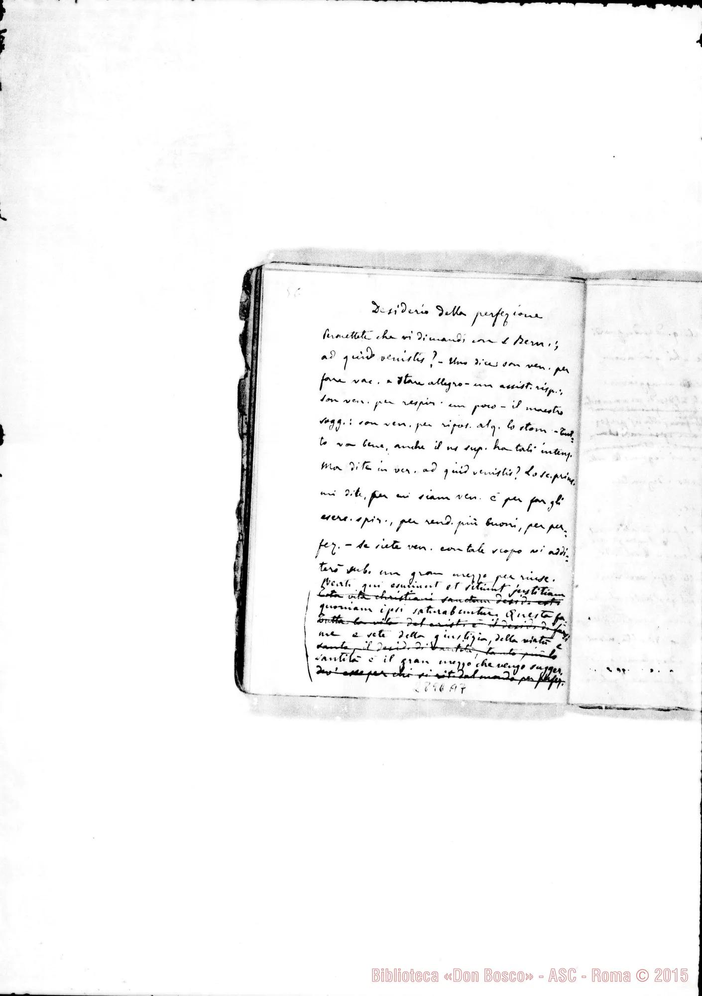 Fotogramma A 7 — Desiderio della preghiera