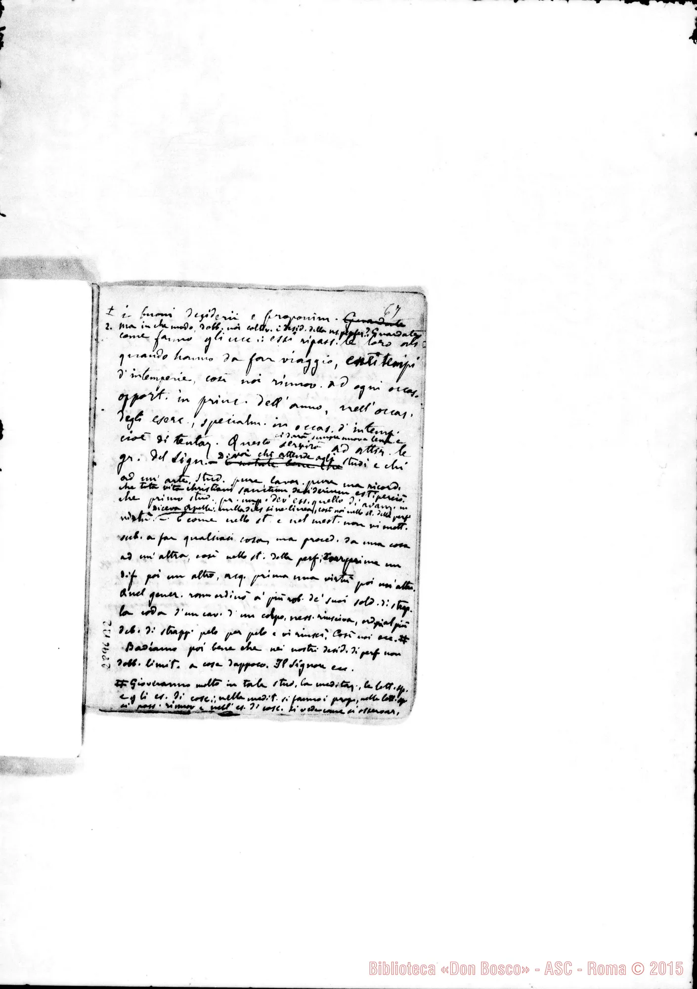 Fotogramma B 2 — Desiderio della preghiera