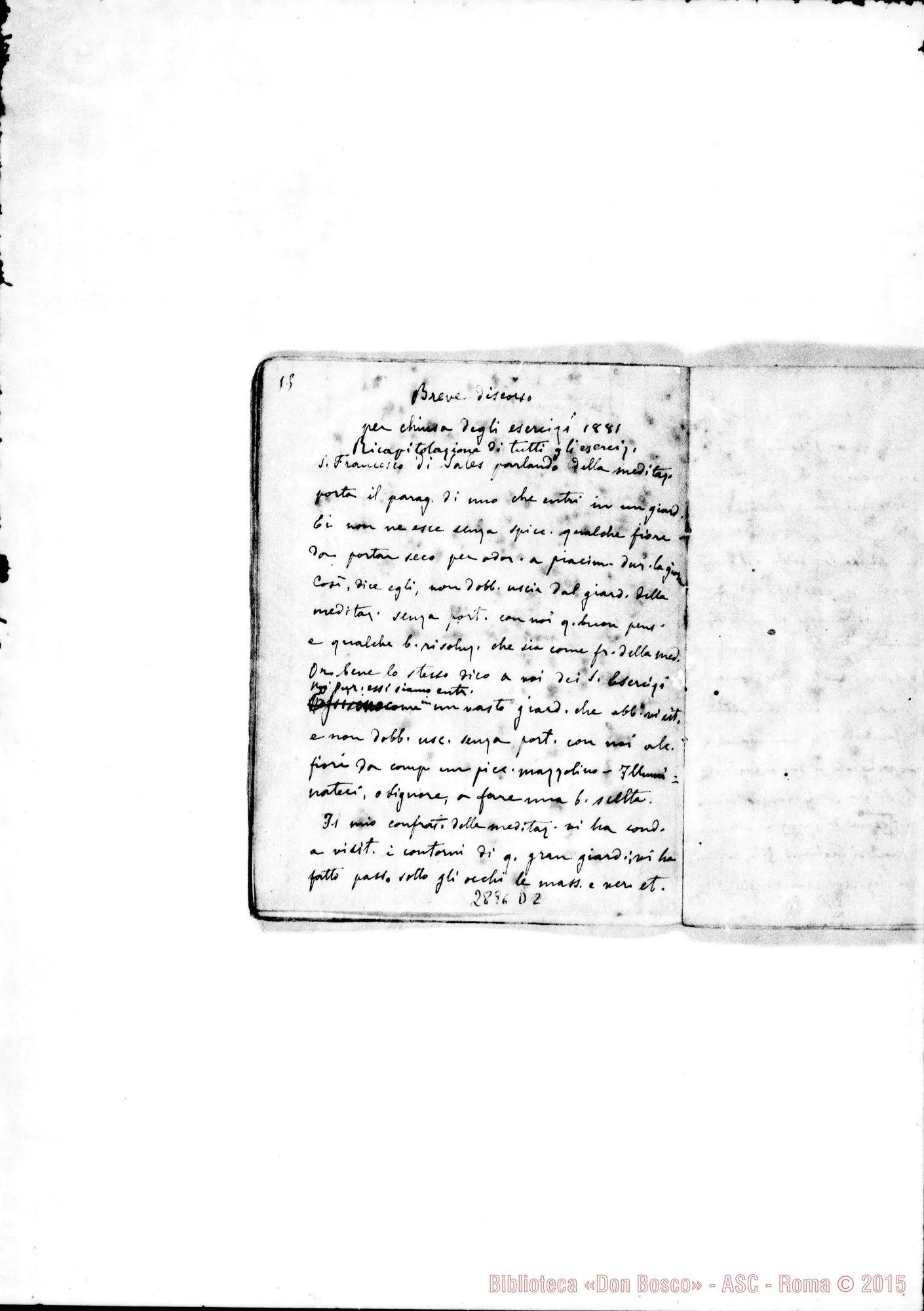 Fotogramma D 2 — Per chiusura degli esercizi del 1881