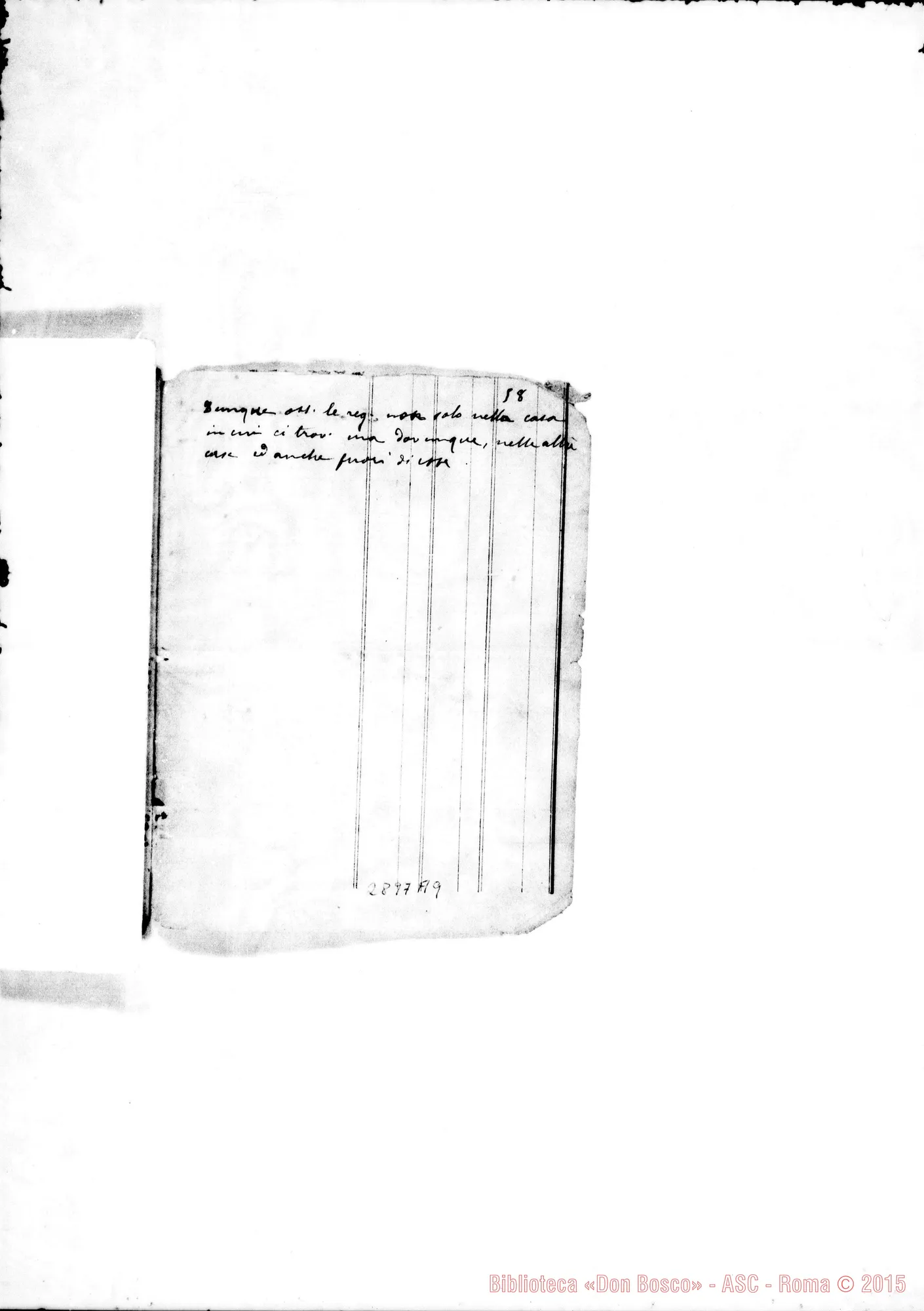 Fotogramma A 9 — Osservanza delle Regole
