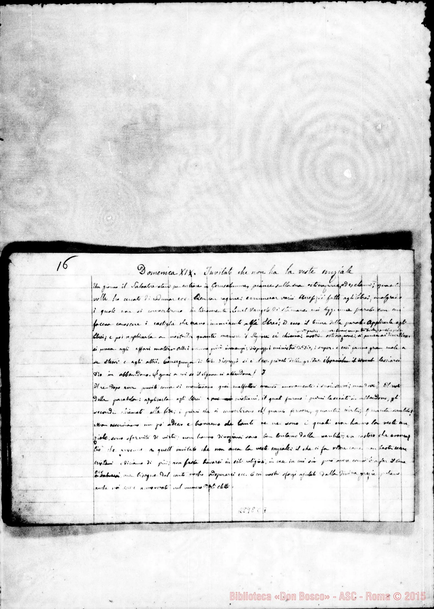 Fotogramma C 7 — Domenica XIV di Pentecoste: I due padroni. Altre domeniche