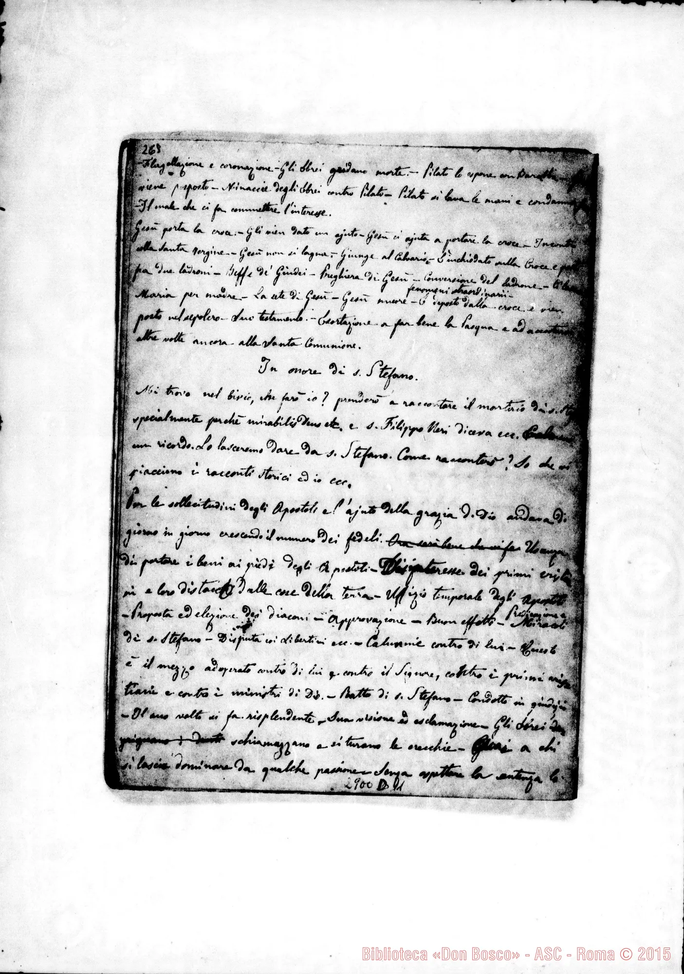 Fotogramma D 11 — In onore di S. Stefano