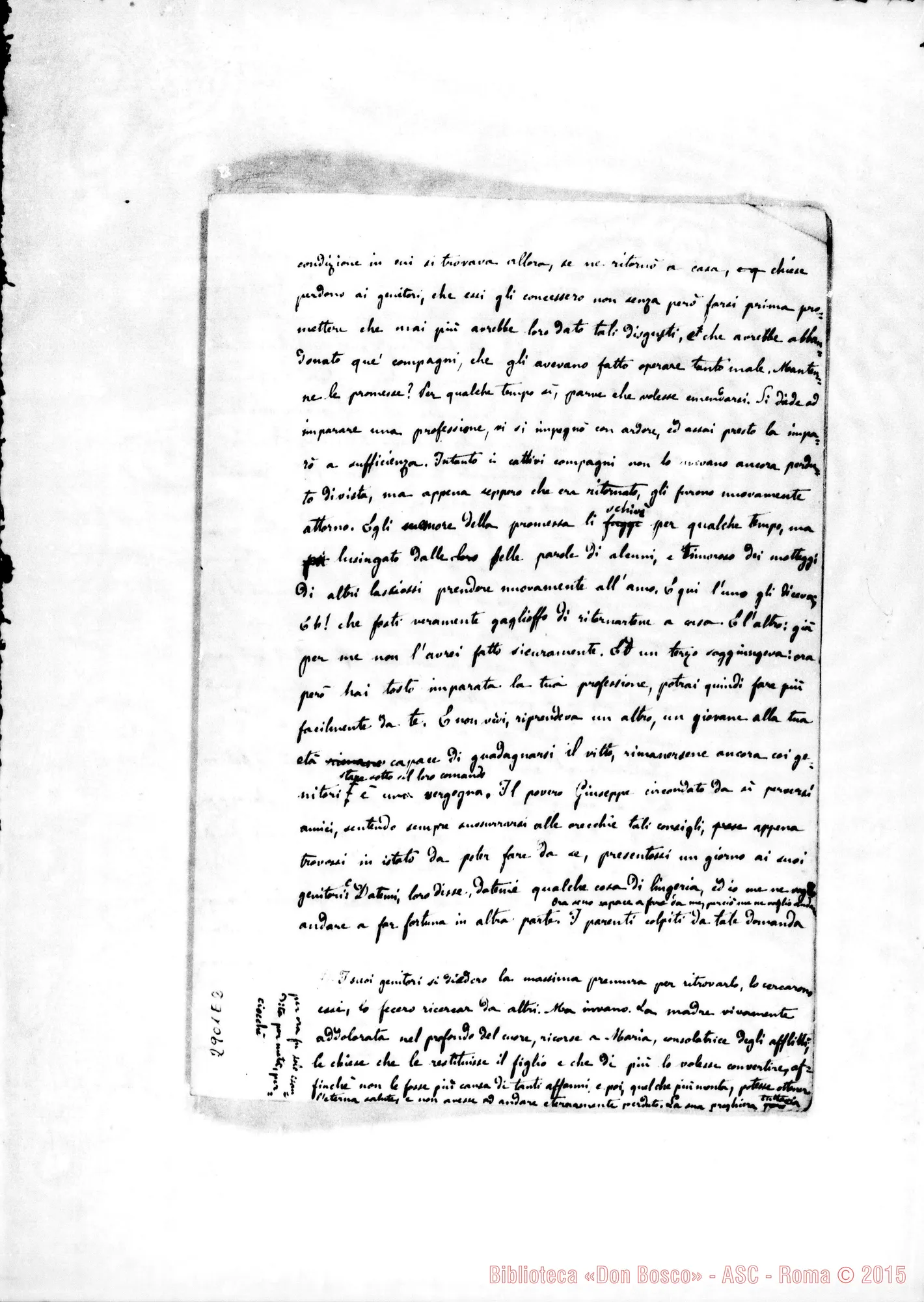 Fotogramma E 2 — Conversione operata da Maria