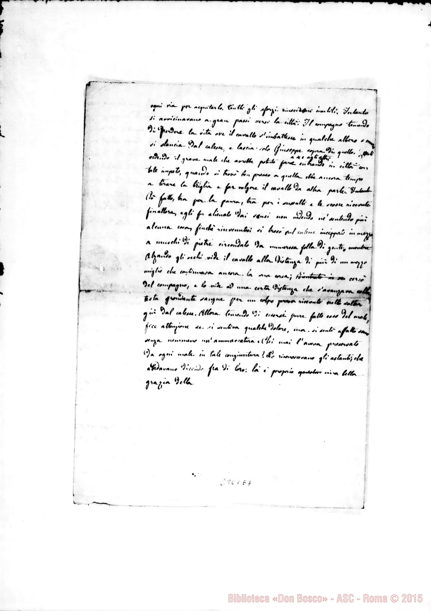 Fotogramma E 7 — Conversione operata da Maria