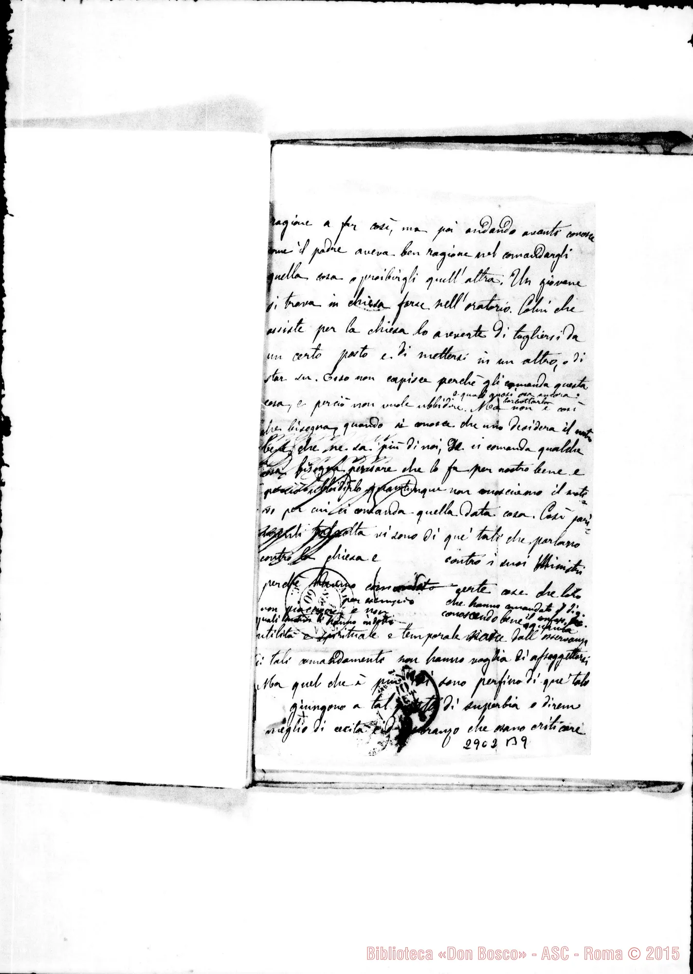 Fotogramma B 9 — Discorsetti-prediche ai ragazzi sulla Storia Sacra