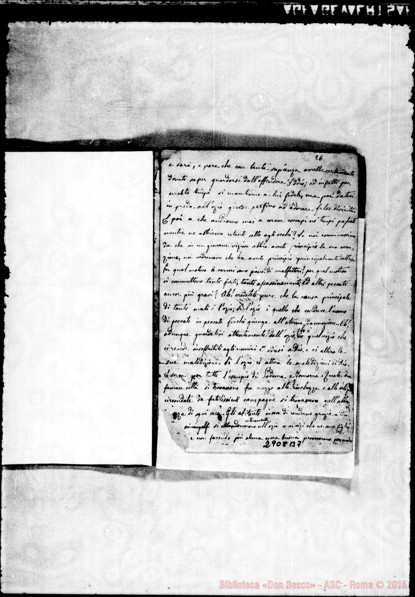 Fotogramma B 7 — Prediche: Dell’ozio