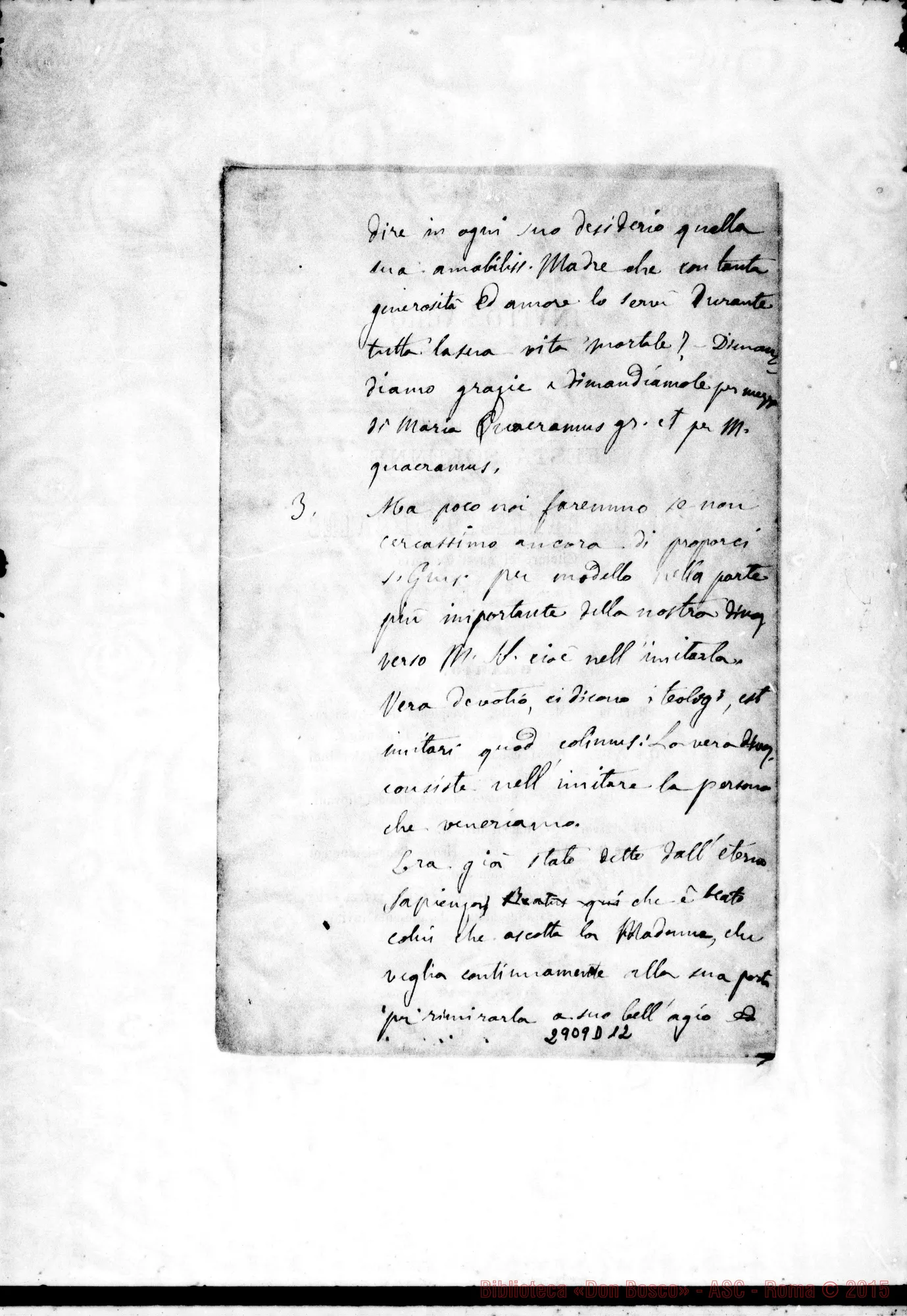 Fotogramma D 12 — Patrocinio di S. Giuseppe