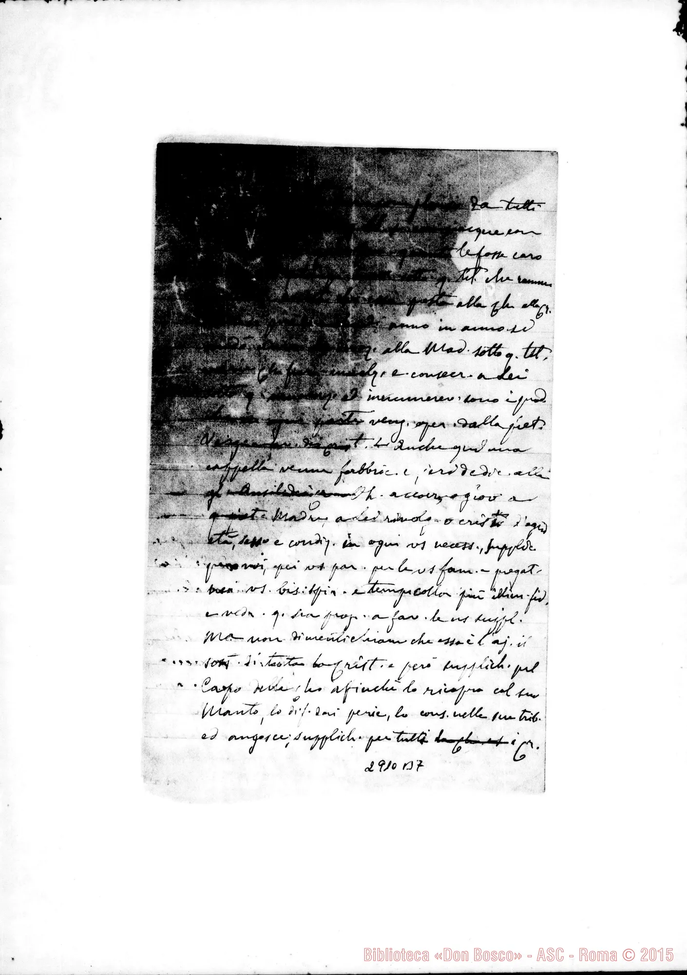 Fotogramma B 7 — Sul perdono di Assisi