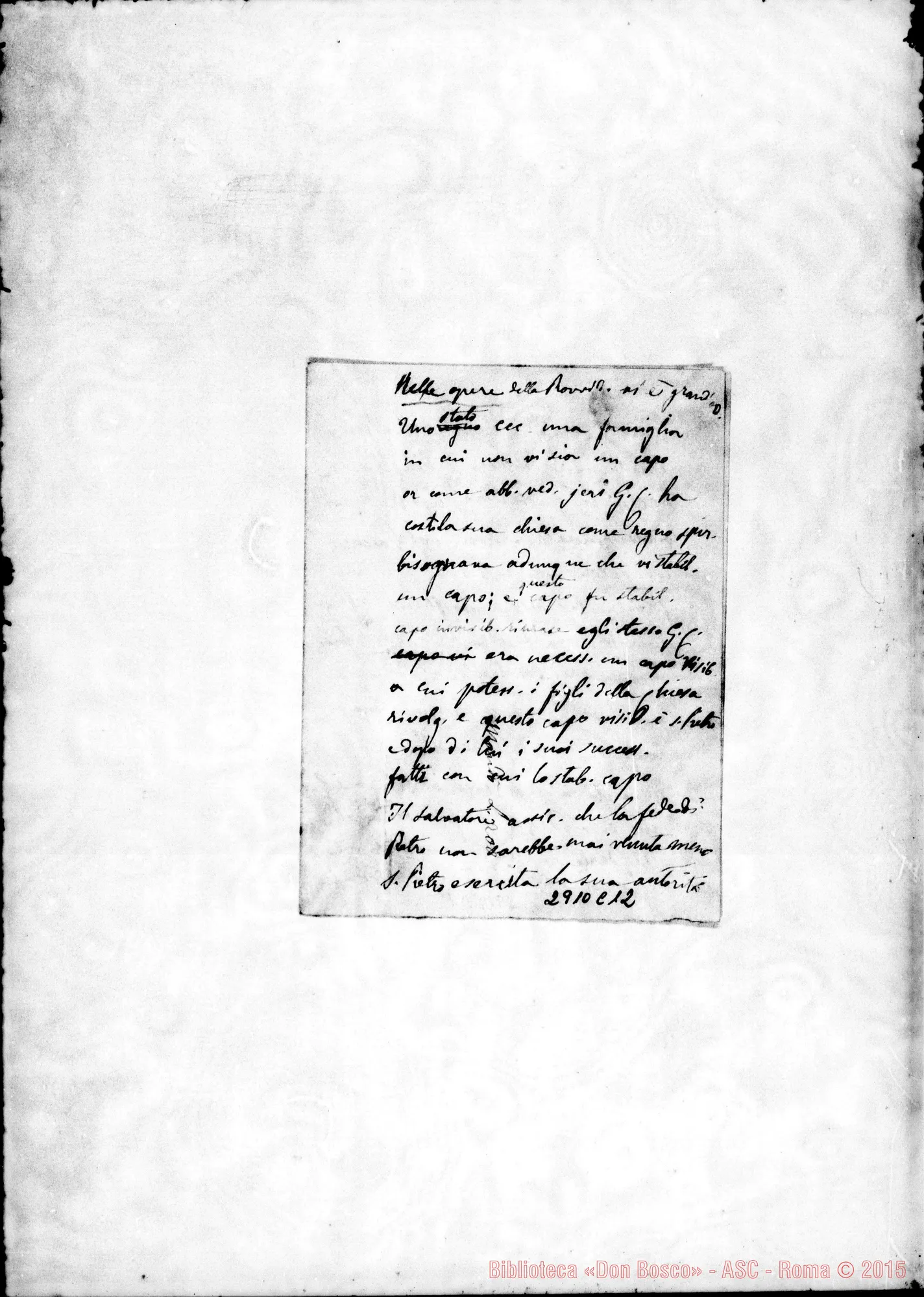 Fotogramma C 12 — Ordine nell’opere della Provvidenza
