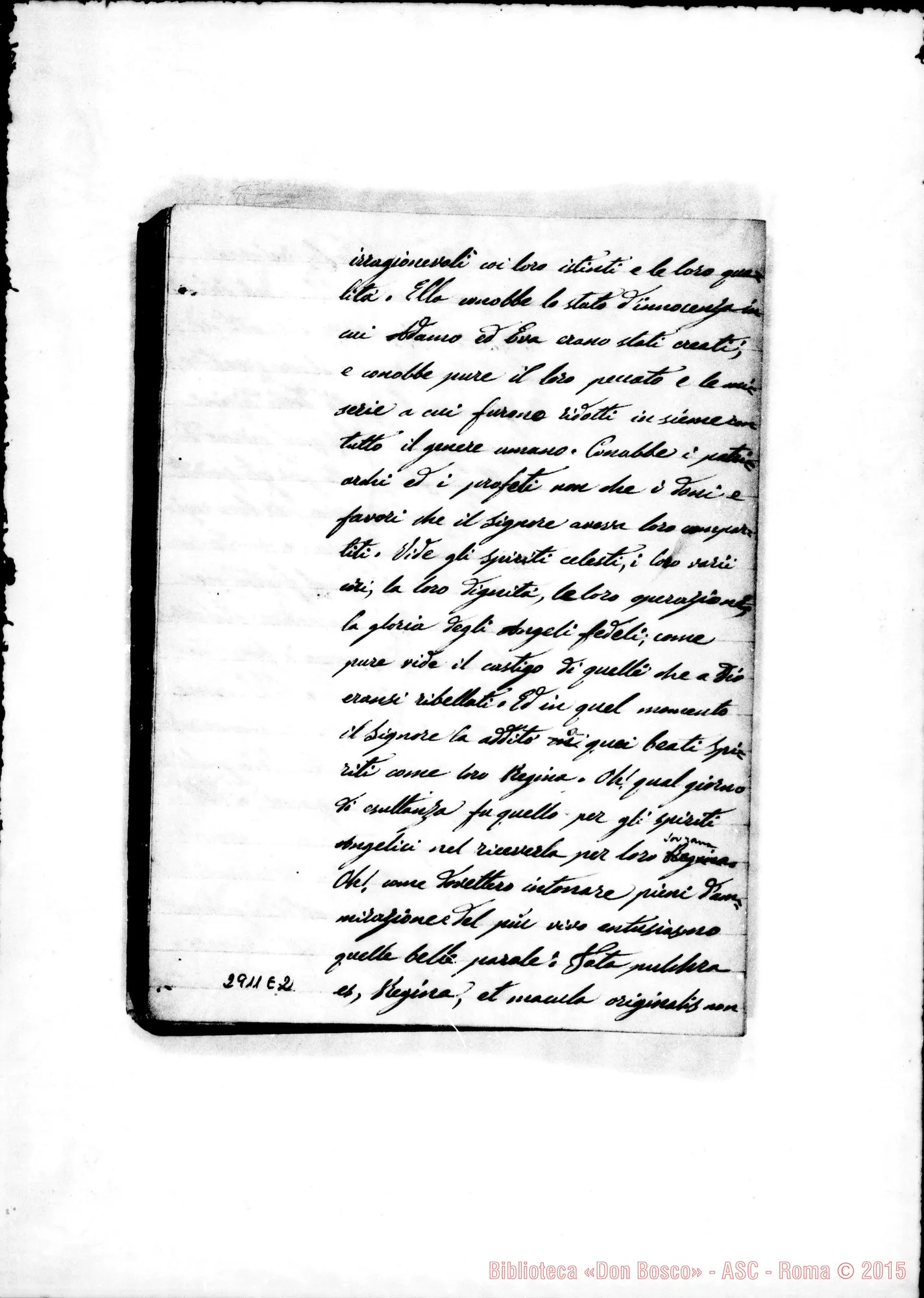 Fotogramma E 2 — Prediche: Quaderno: La Concezione