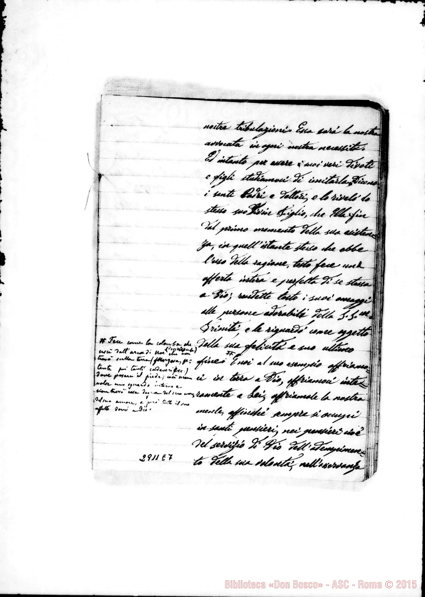 Fotogramma E 7 — Prediche: Quaderno: La Concezione