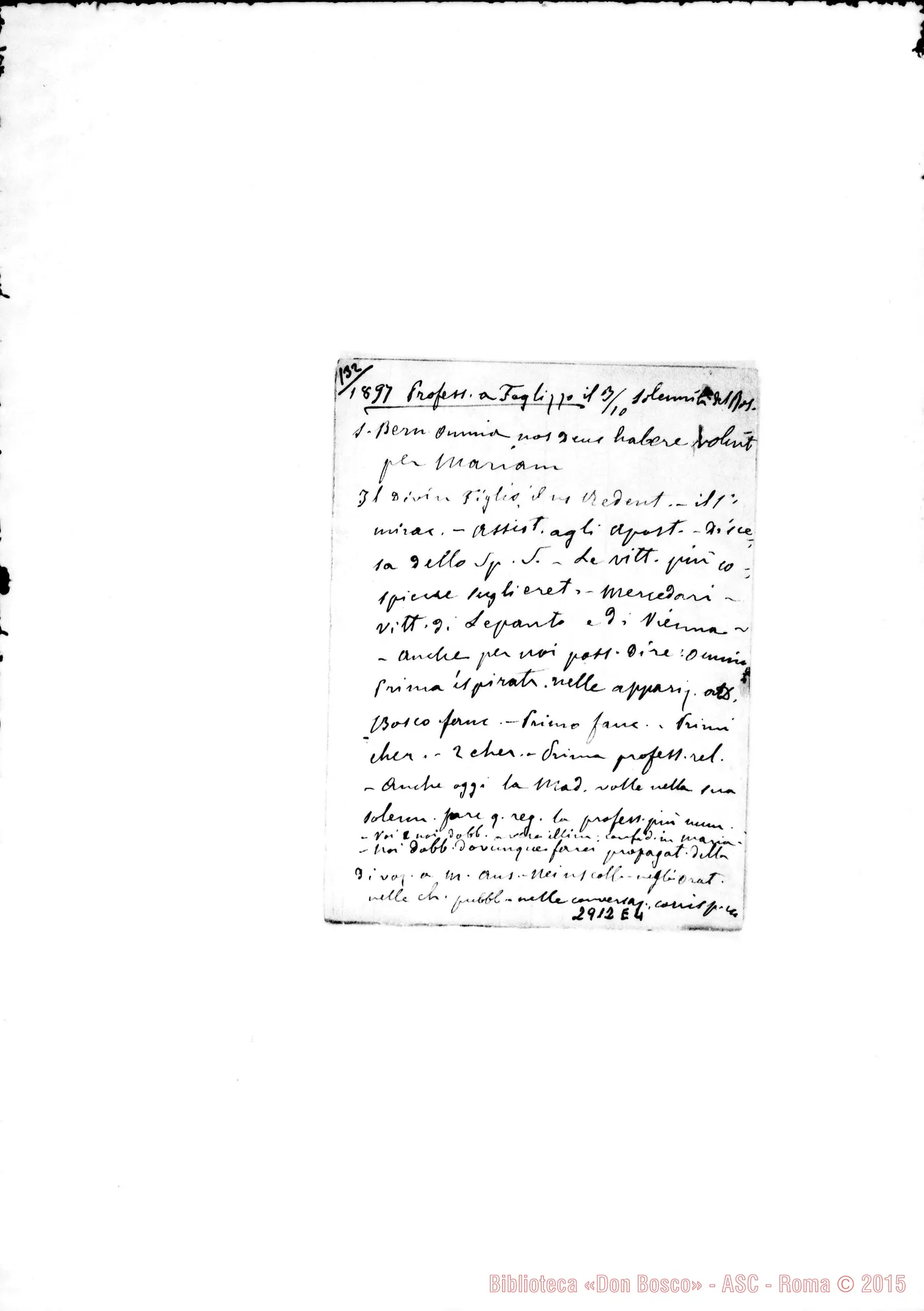 Fotogramma E 4 — 11.. Ricordi agli esercitandi negli anni 1891-1892-1896-1897