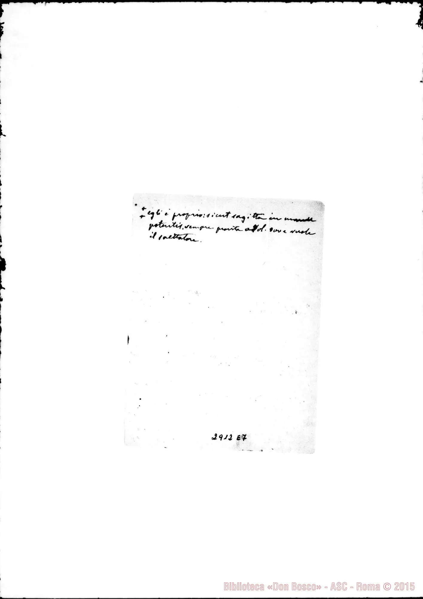 Fotogramma E 7 — 11.. Ricordi agli esercitandi negli anni 1891-1892-1896-1897