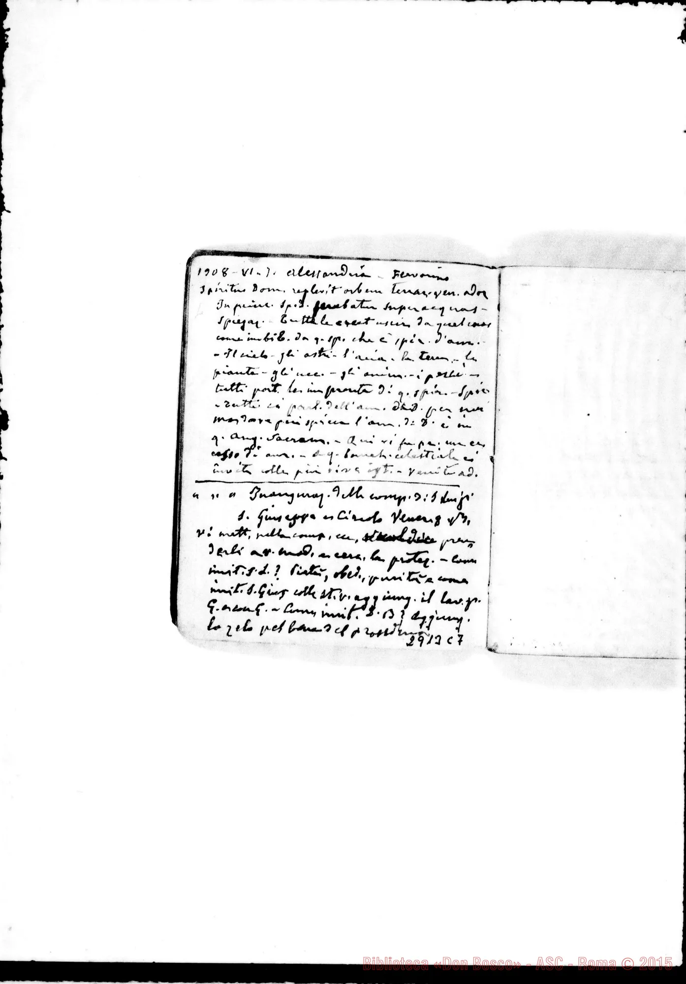 Fotogramma C 7 — Discorsi d’occasione: Dal 24 maggio 1908, fino al 17 ottobre 1909