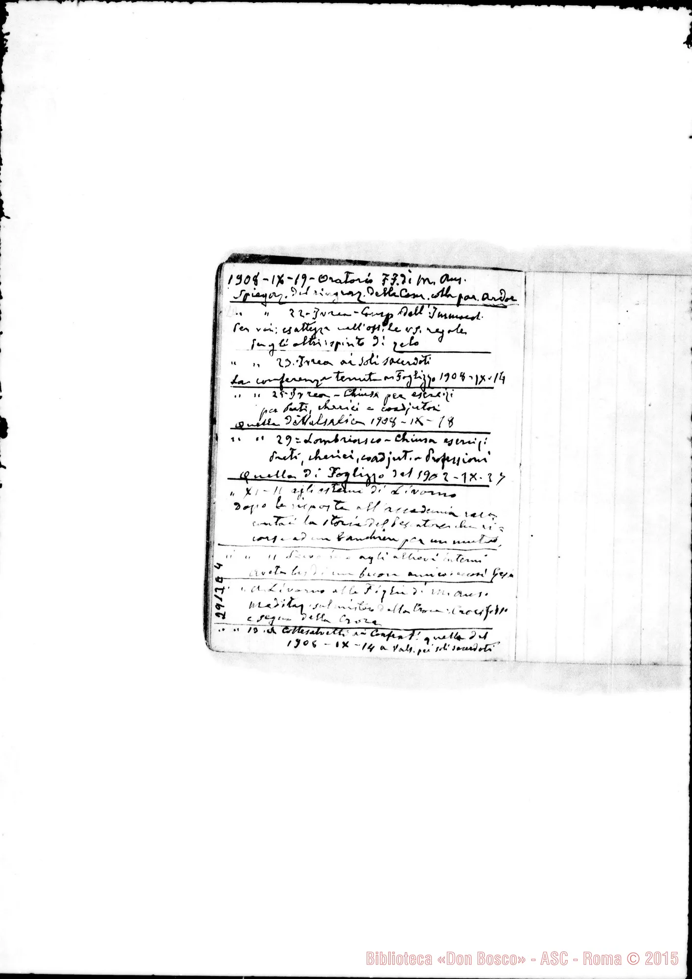 Fotogramma E 4 — Discorsi d’occasione: Dal 24 maggio 1908, fino al 17 ottobre 1909