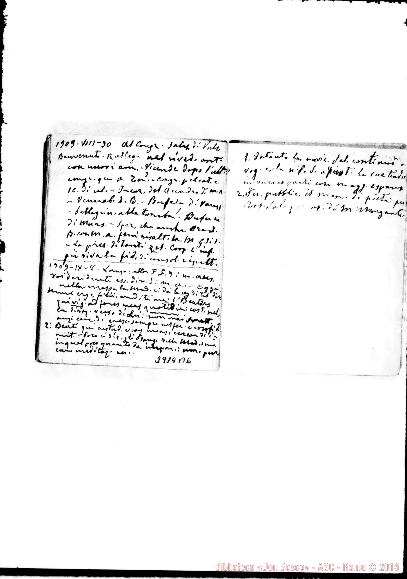 Fotogramma B 6 — Discorsi d’occasione: Dal 24 maggio 1908, fino al 17 ottobre 1909