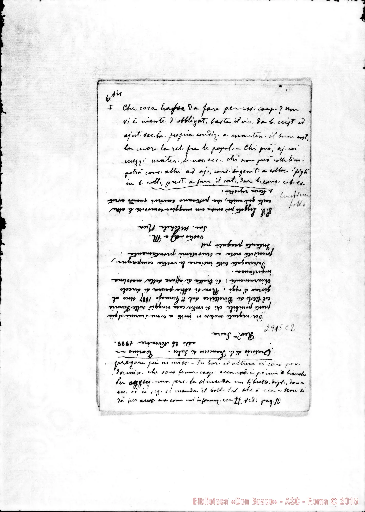 Fotogramma C 2 — Conferenze: Ai cooperatori E cooperatrici