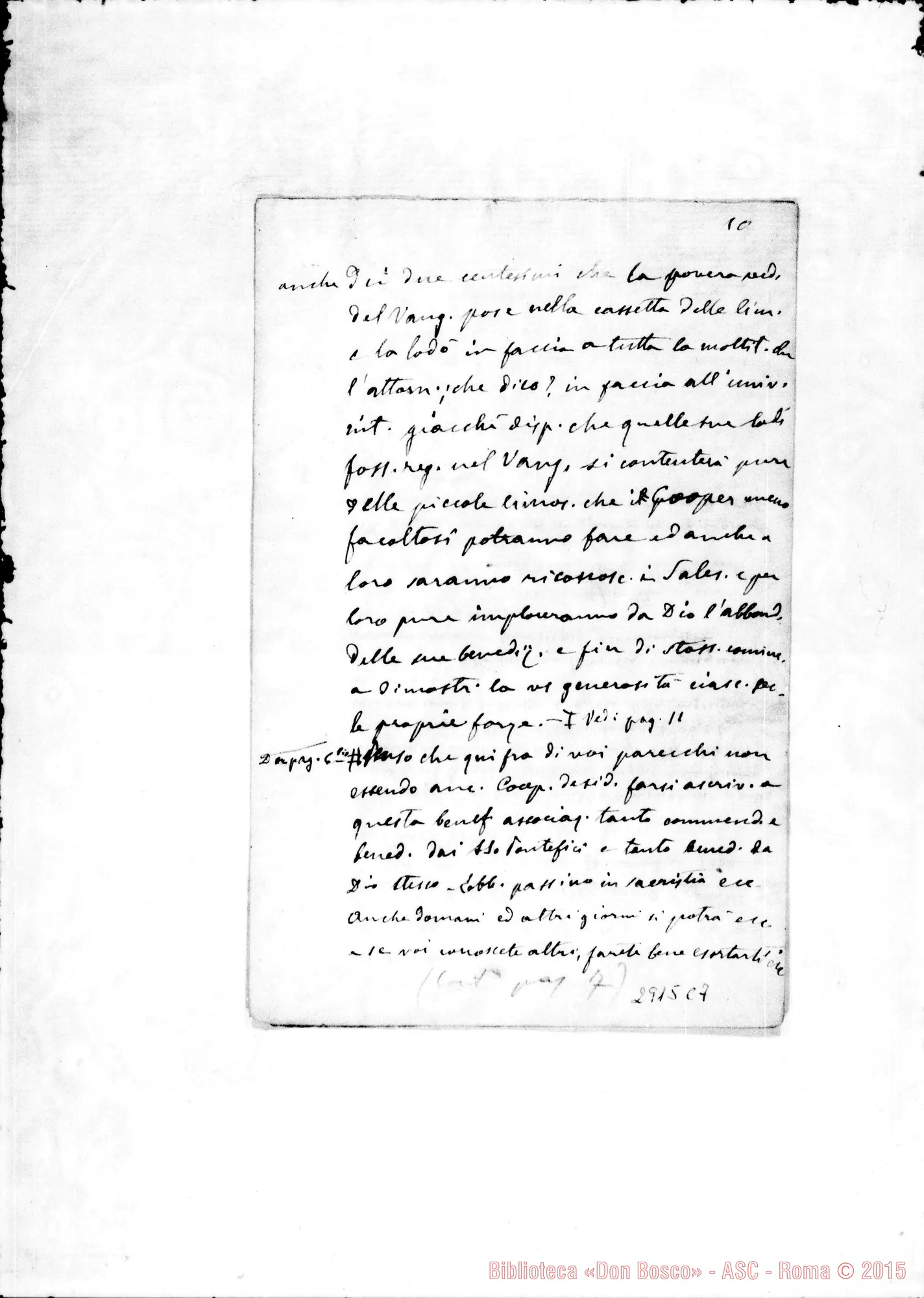 Fotogramma C 7 — Conferenze: Ai cooperatori E cooperatrici