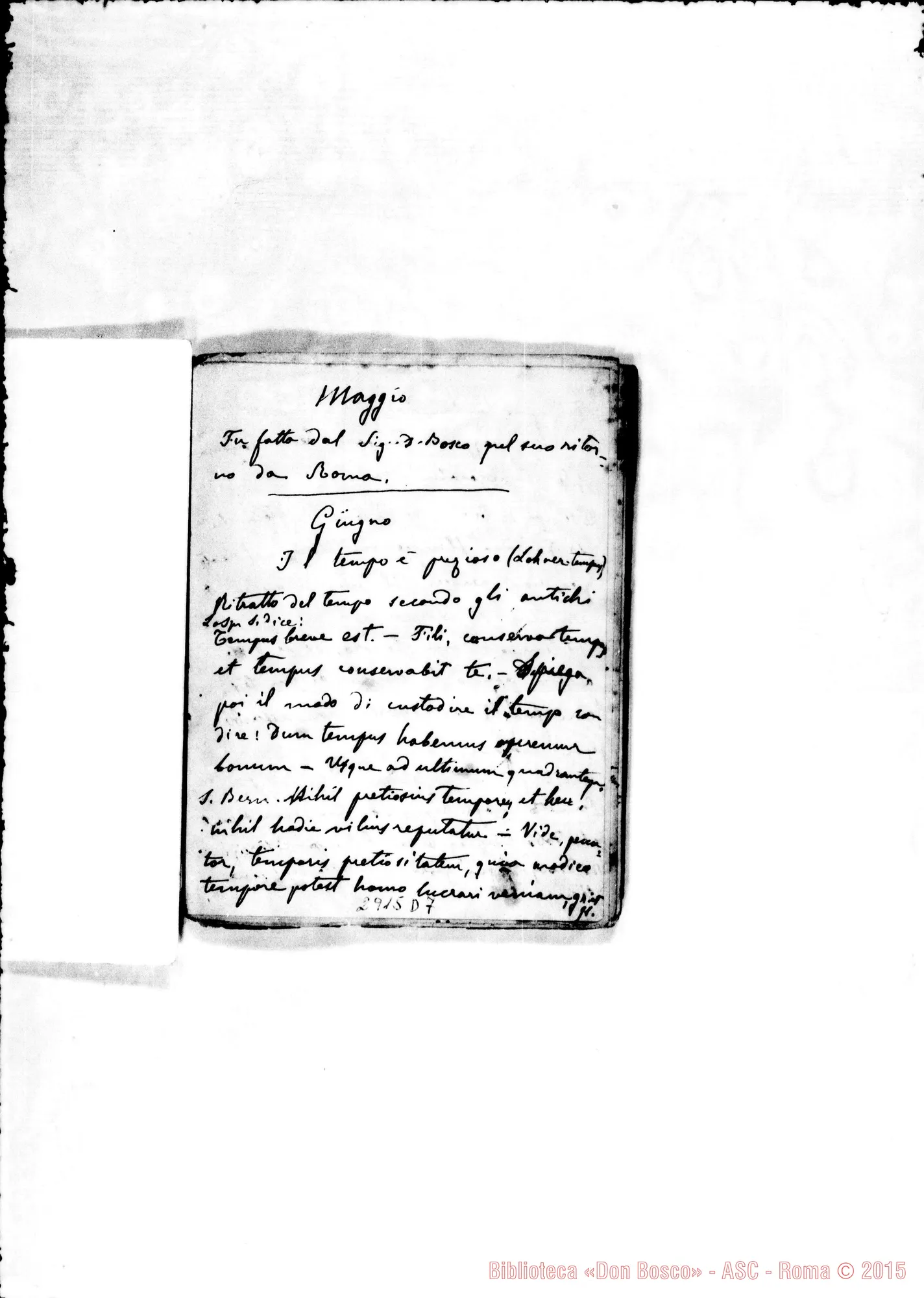 Fotogramma D 7 — Ai confratelli: da ott.1875 ad ago. 1879