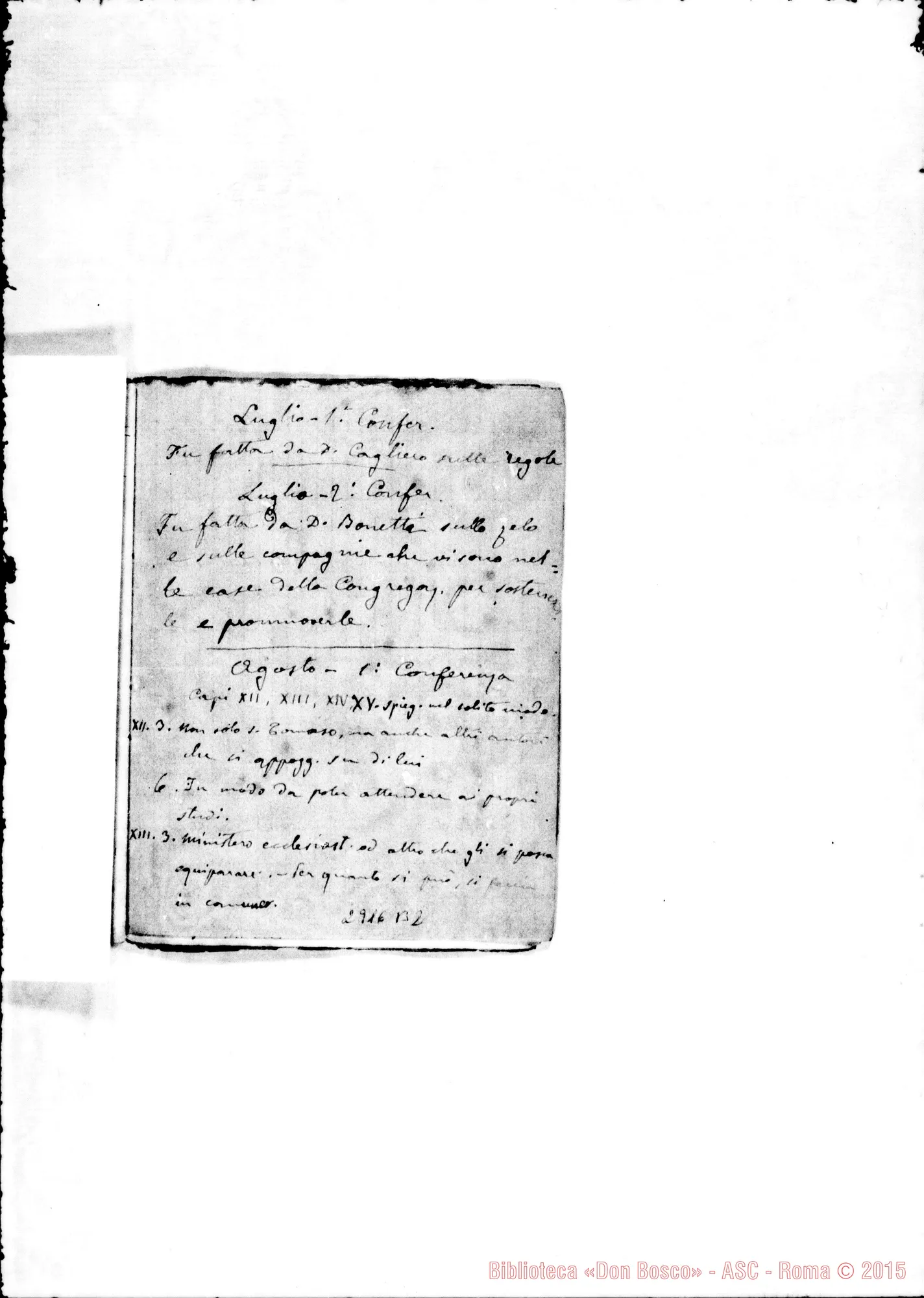 Fotogramma B 2 — Ai confratelli: da ott.1875 ad ago. 1879
