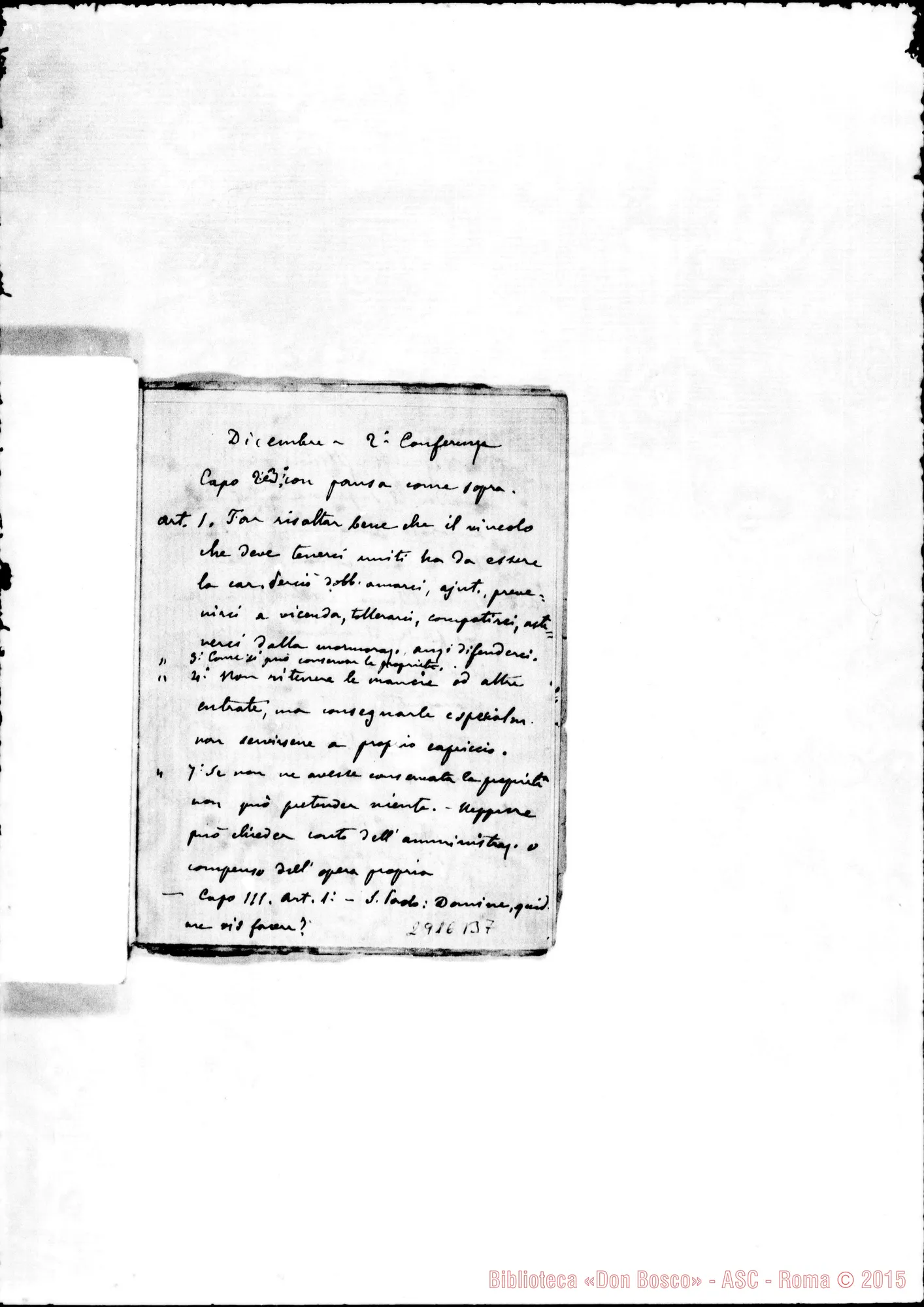 Fotogramma B 7 — Ai confratelli: da ott.1875 ad ago. 1879