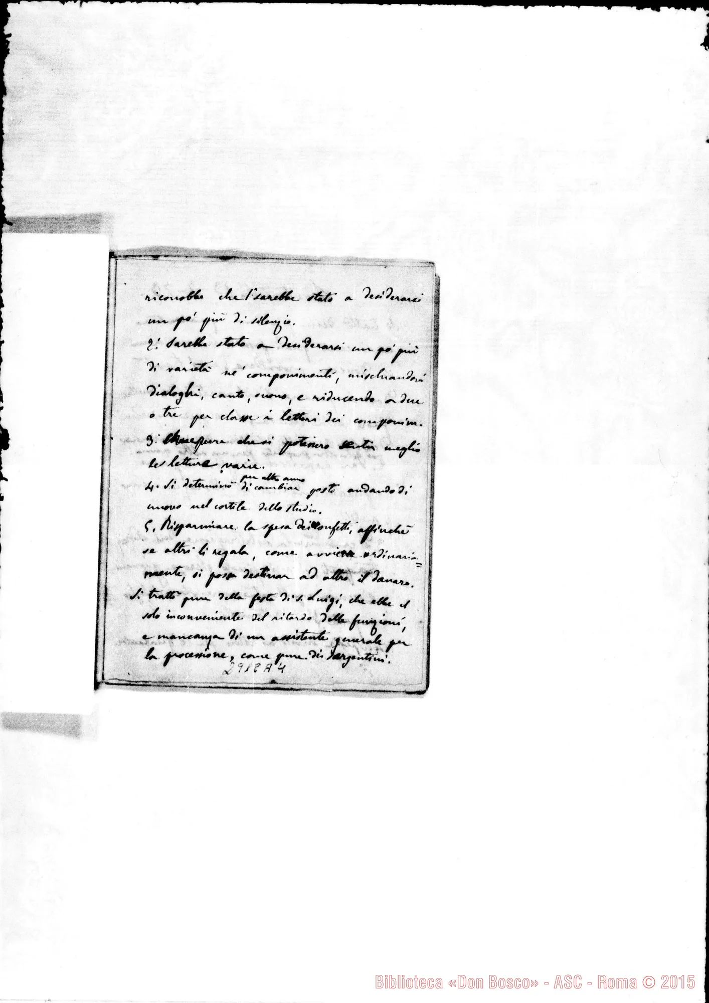 Fotogramma A 4 — Dal 9-11-1871 al 1-11-1873