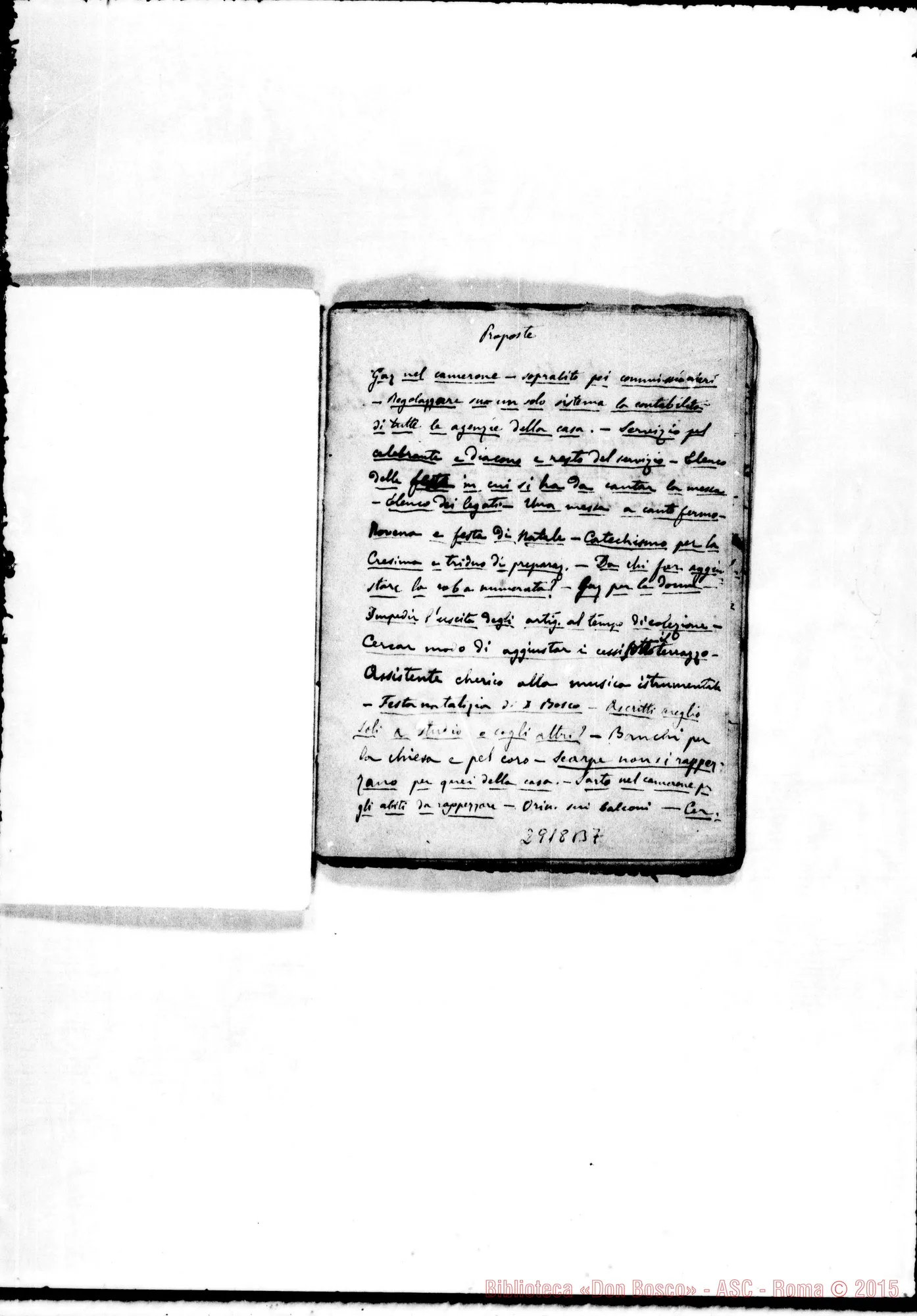 Fotogramma B 7 — Dal 9-11-1873 al 14-03-1875
