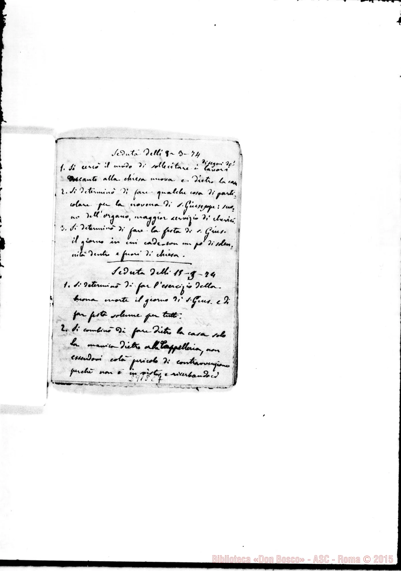 Fotogramma C 7 — Dal 9-11-1873 al 14-03-1875