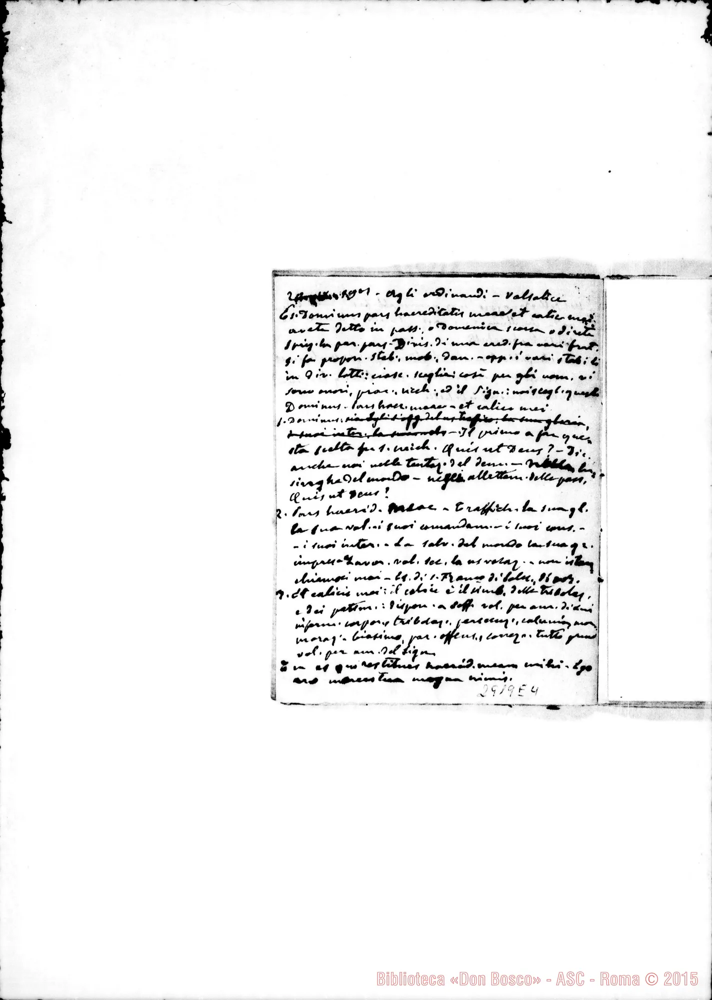 Fotogramma E 4 — Dai giù. 1876 al mag. 1877