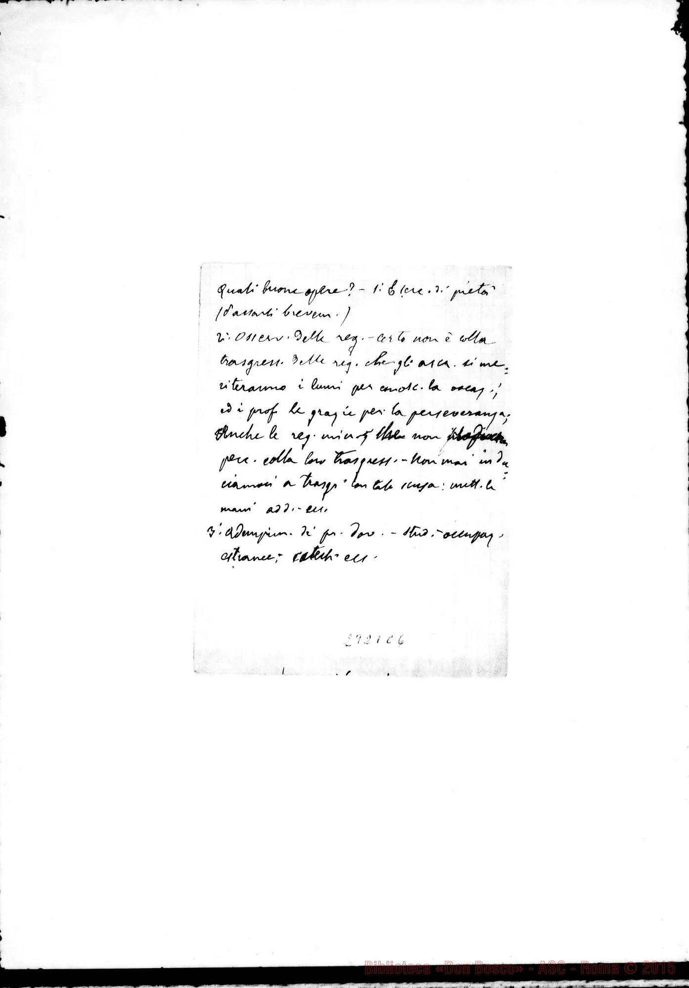 Fotogramma C 6 — Chiusa degli esercizi agli ascritti. Ivrea 1894