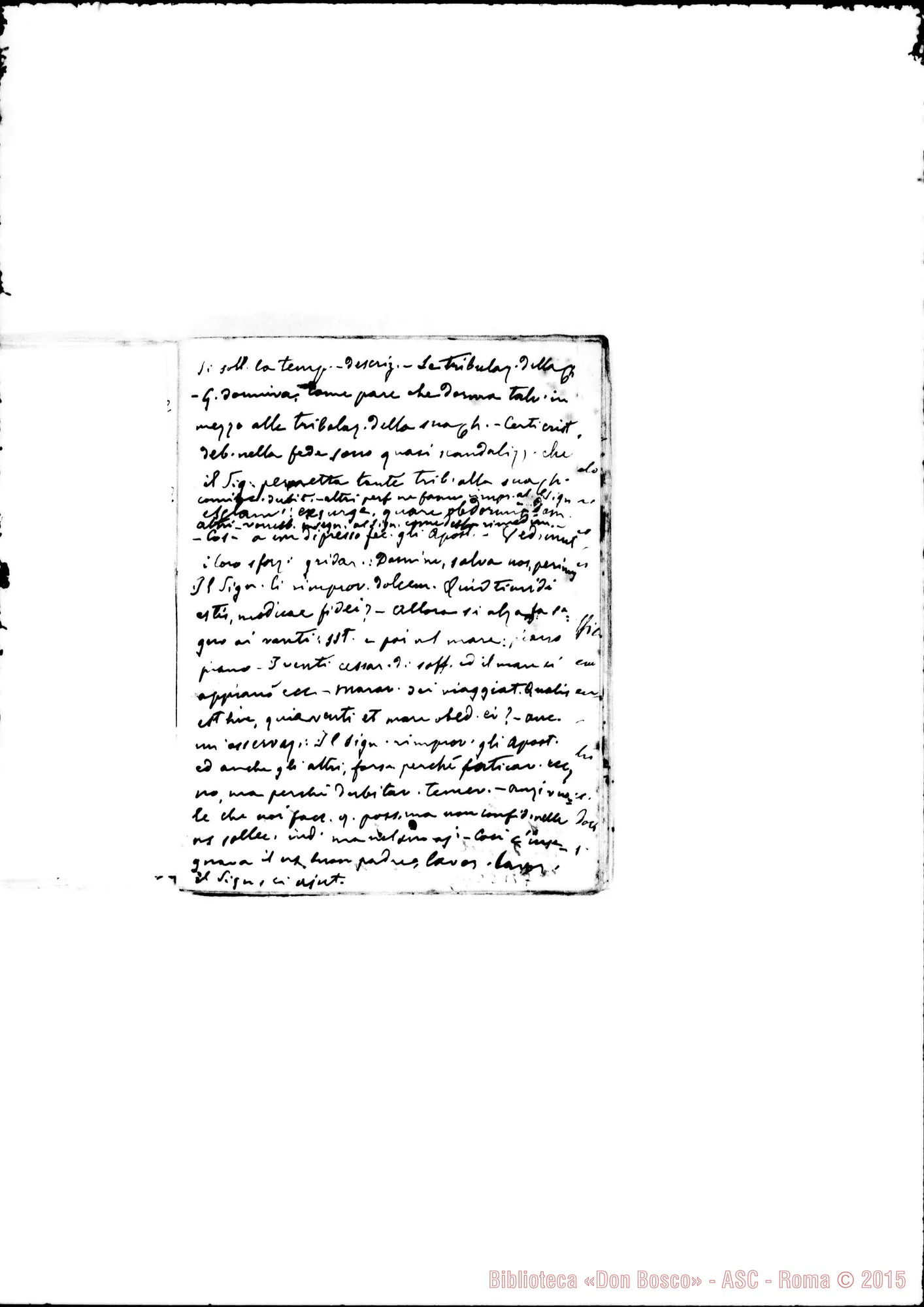 Fotogramma B 7 — Conferenze ai Confratelli: Dal 10-11-1895, fino al 22-05-1904
