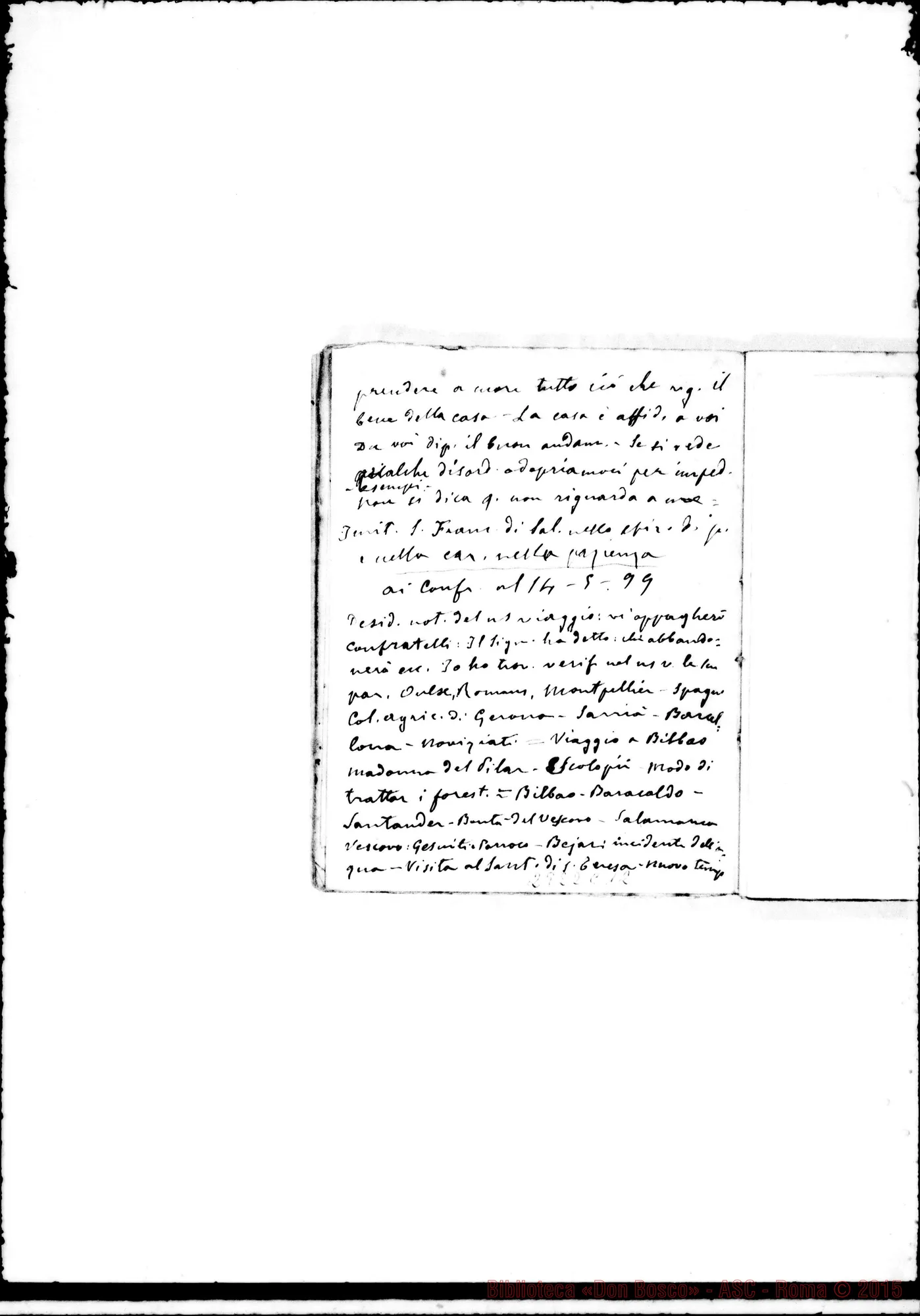 Fotogramma C 12 — Conferenze ai Confratelli: Dal 10-11-1895, fino al 22-05-1904