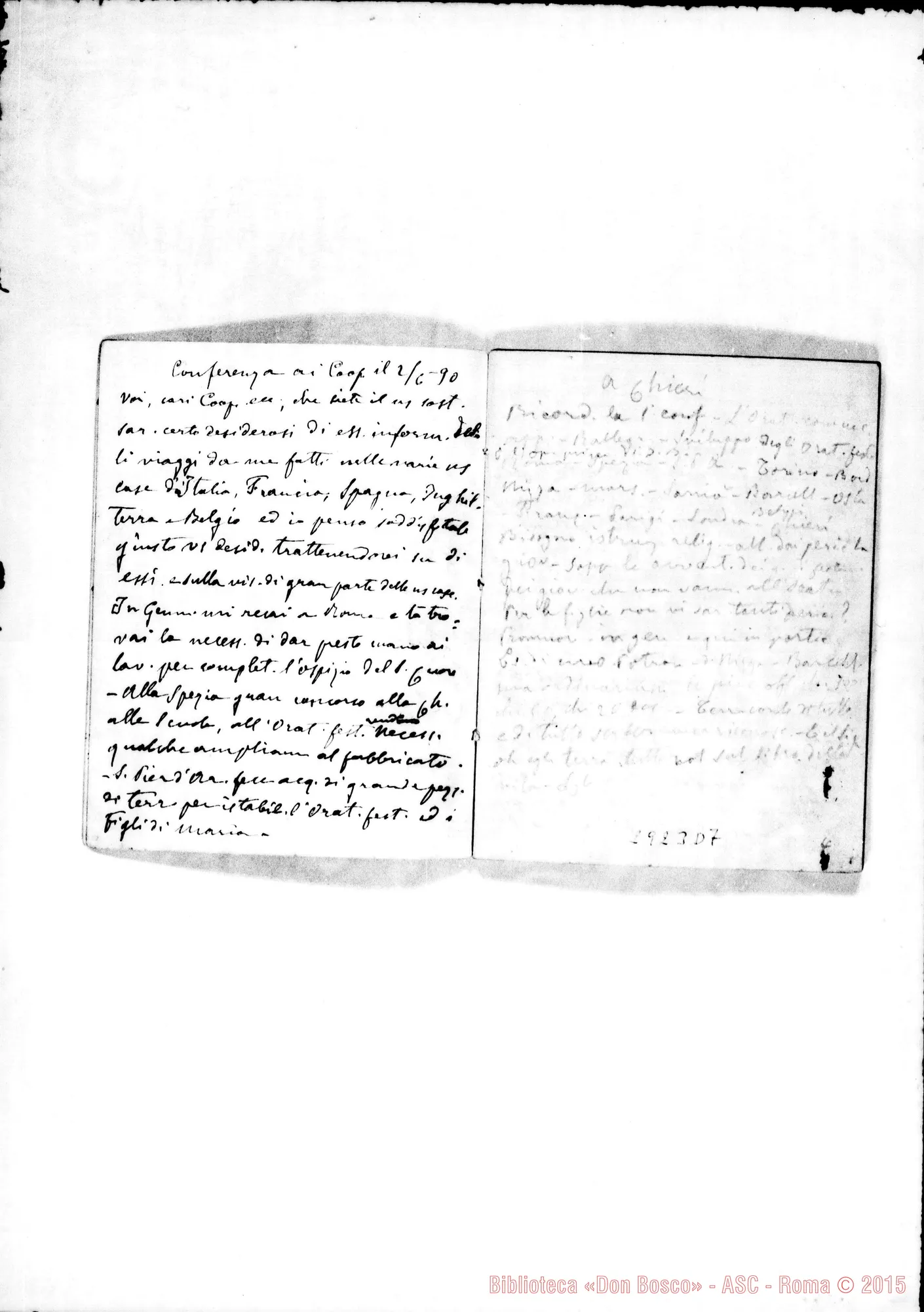 Fotogramma D 7 — Conferenze E discorsi di circostanza