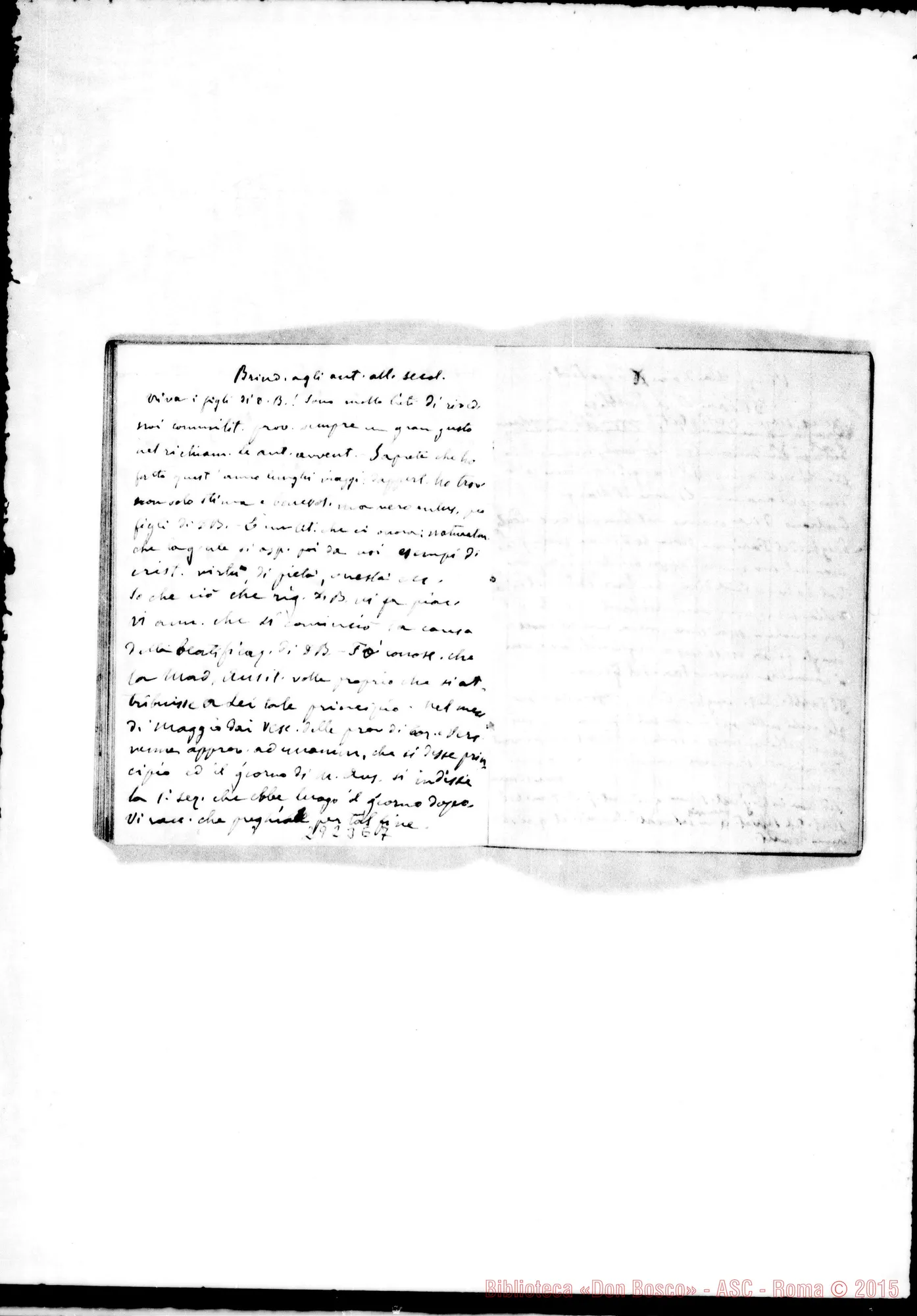 Fotogramma E 7 — Conferenze E discorsi di circostanza