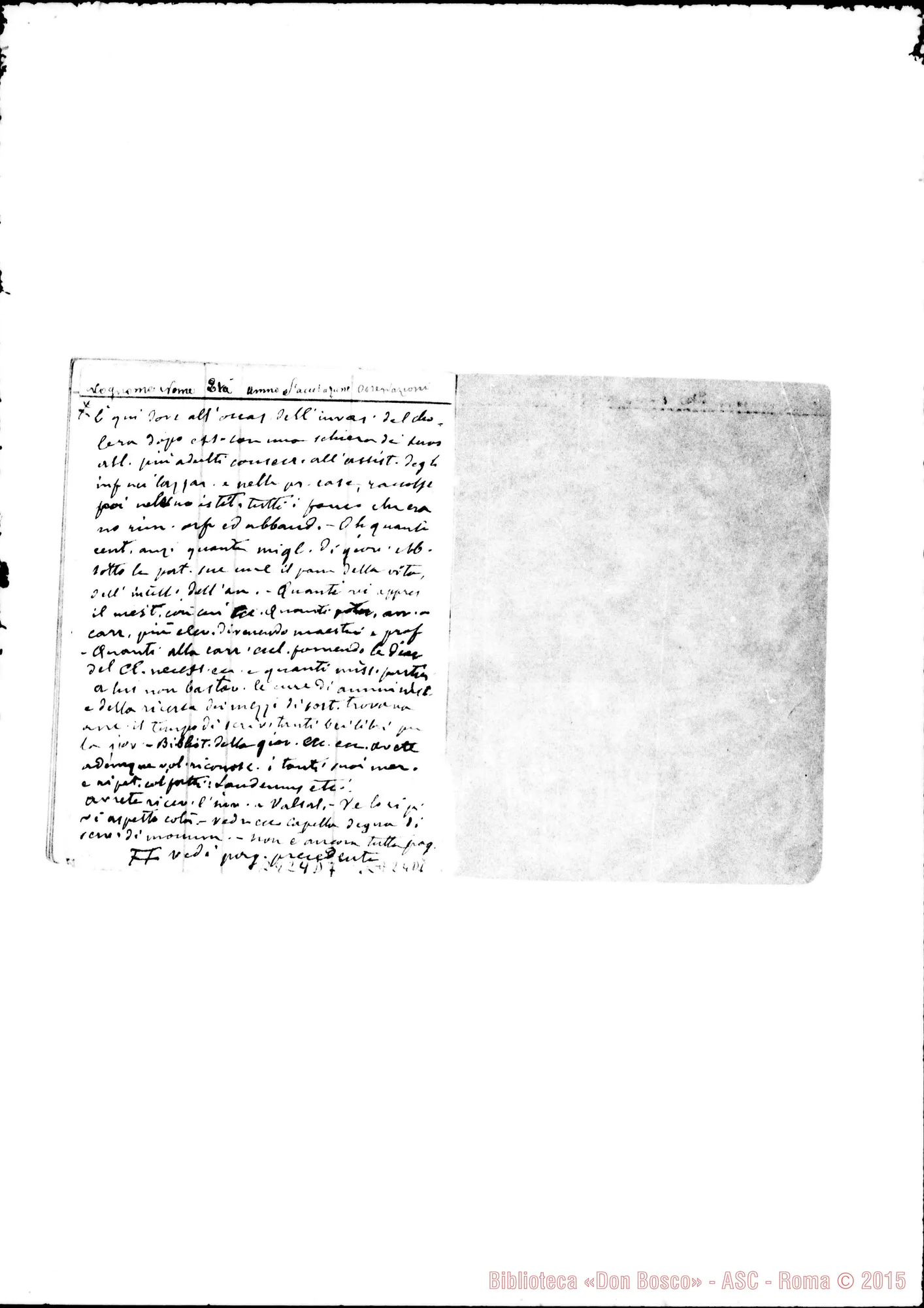 Fotogramma D 7 — Conferenze: Dal 31-07-1900 all’8-04-1901