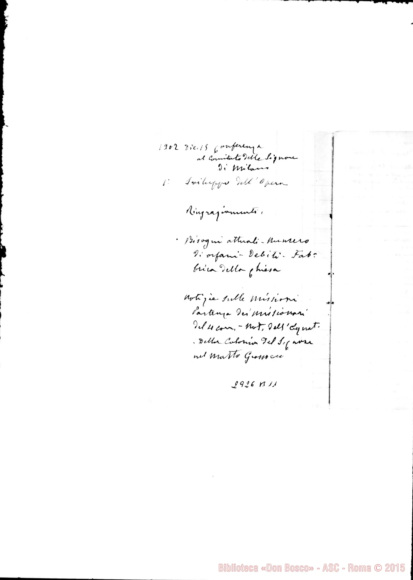Fotogramma B 11 — Da ott. 1902 fino al 2-07-1905