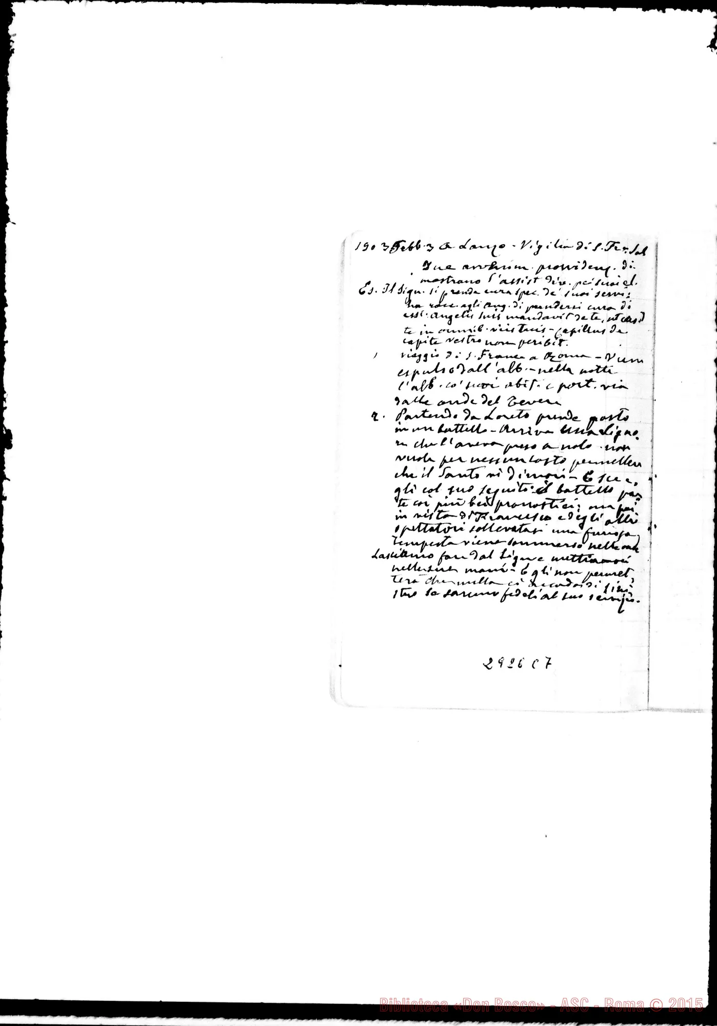 Fotogramma C 7 — Da ott. 1902 fino al 2-07-1905