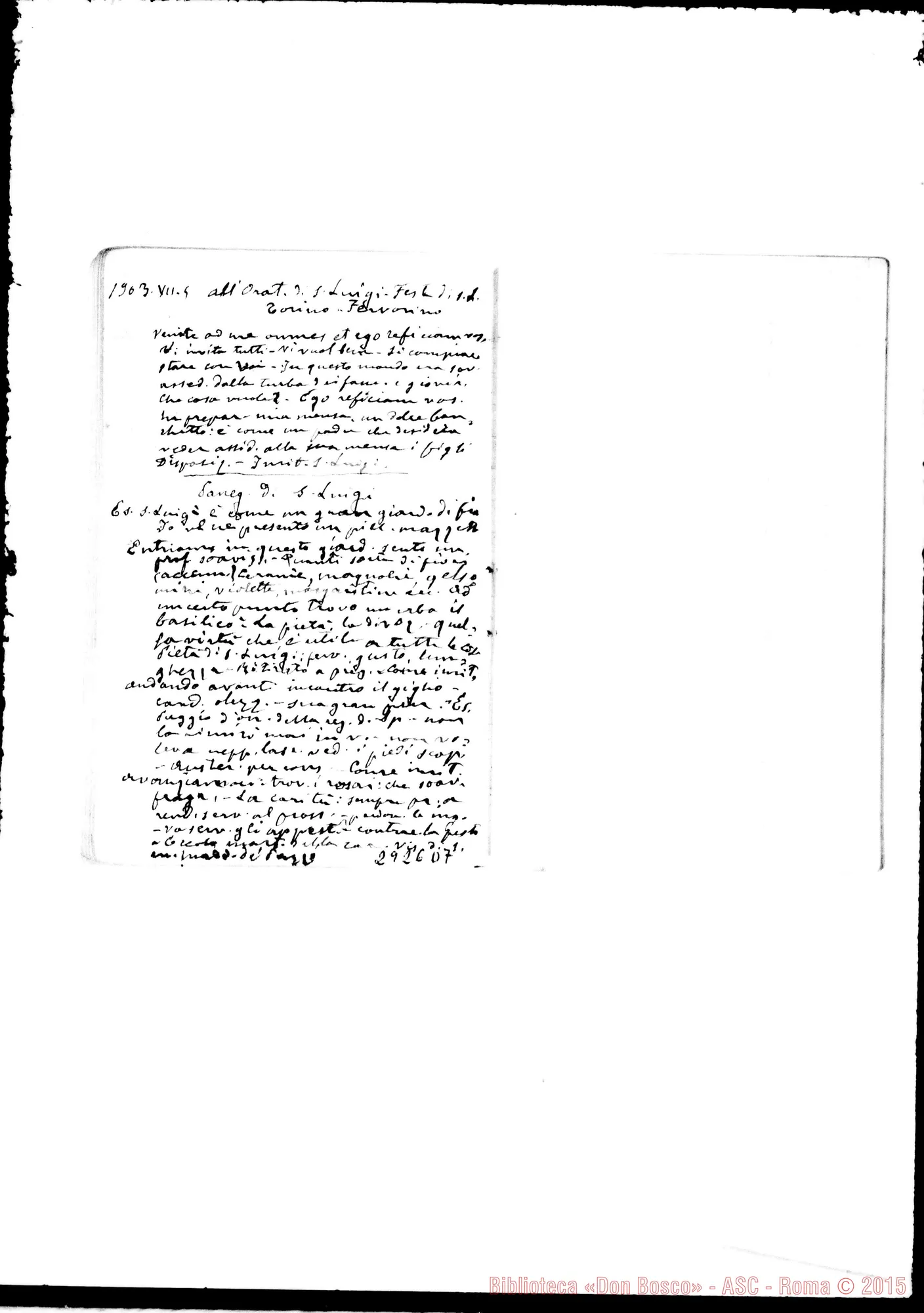 Fotogramma D 7 — Da ott. 1902 fino al 2-07-1905